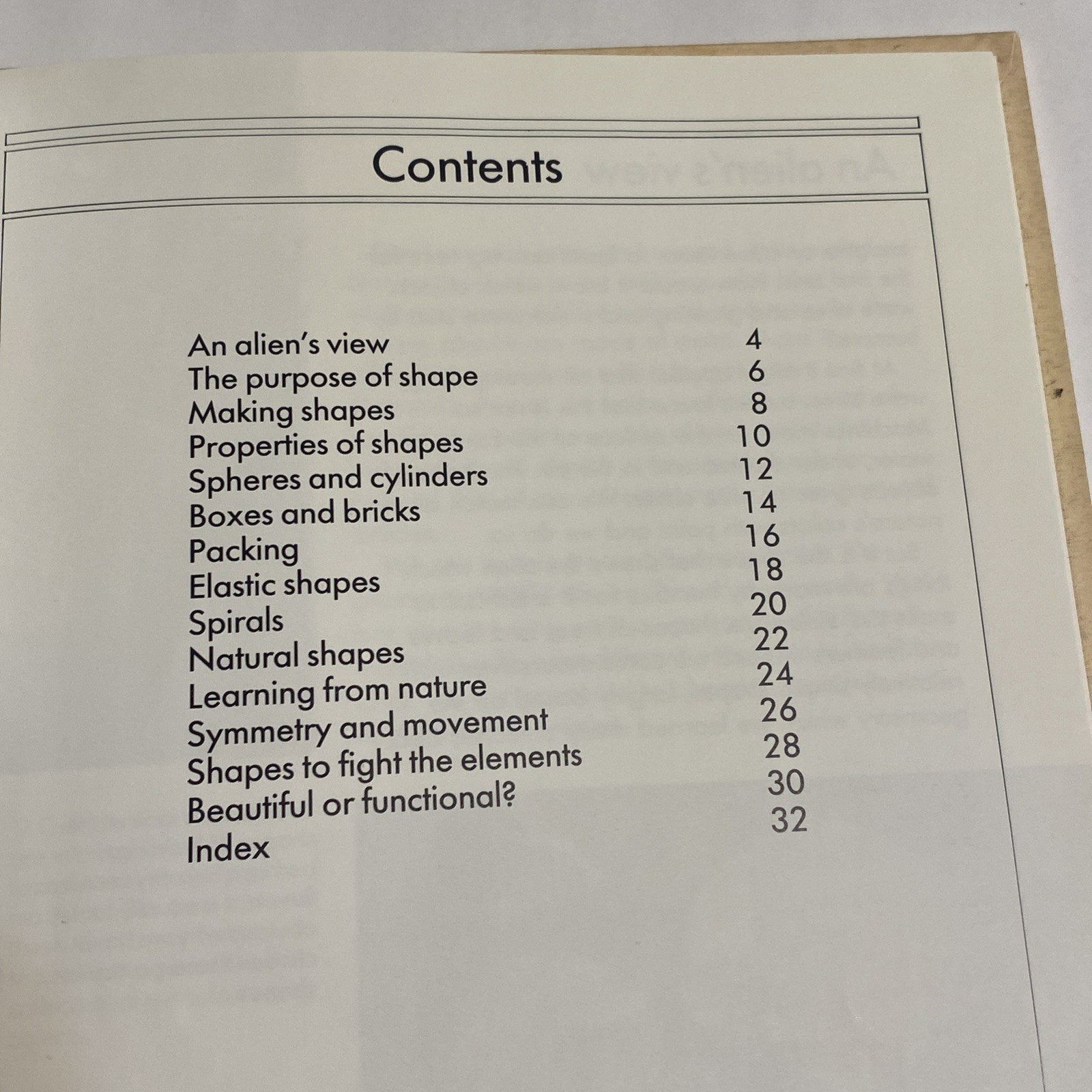 Shape: The Purpose of Forms (Science at Work) by Eric Laithwaite 1986