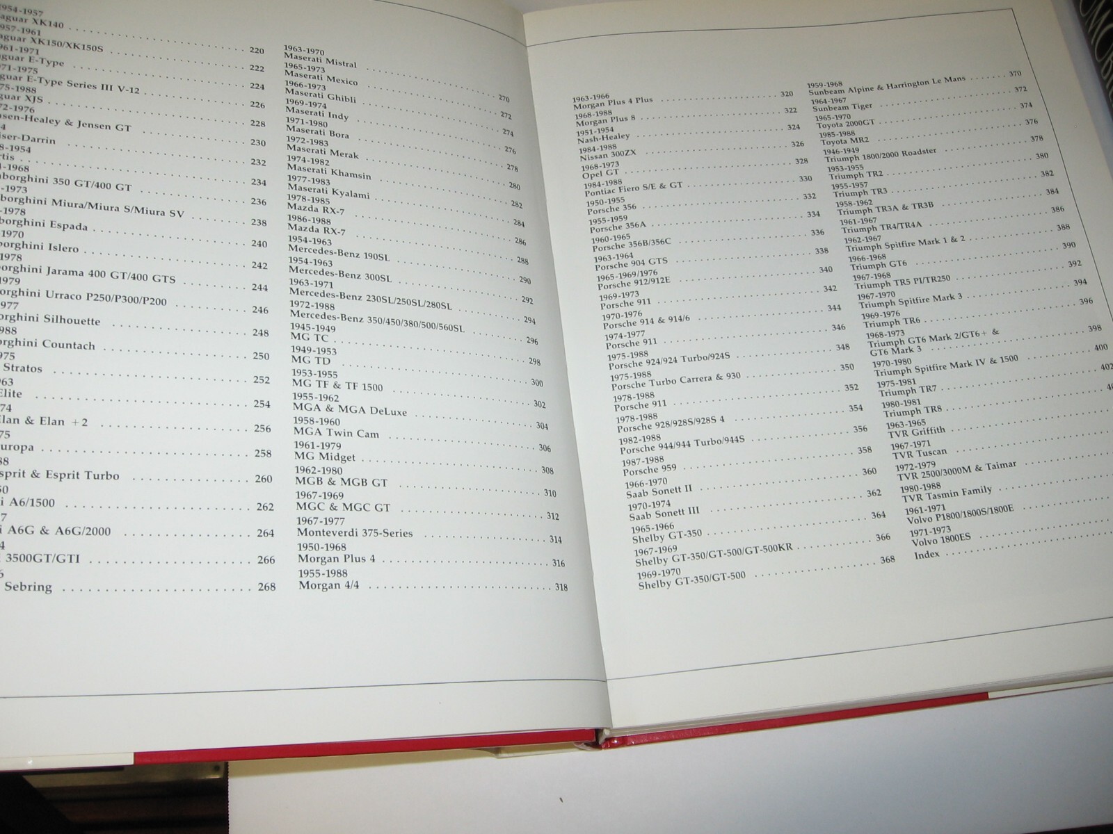 2001 The Great Book of Automobiles 630 pages + 1988 Great Sports Car Book