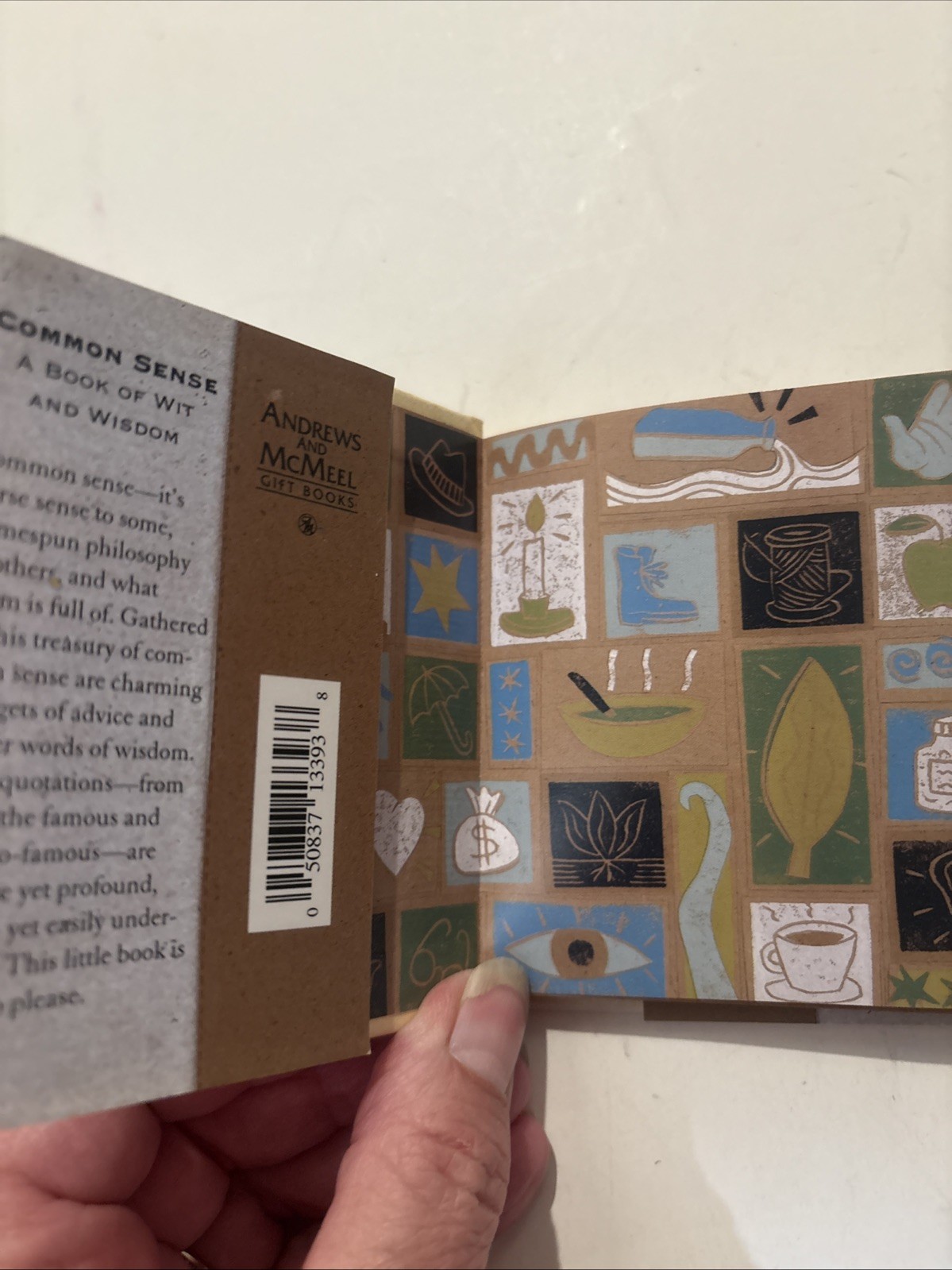 Common Sense: A Book of Wit and Wisdom HC/DJ Gift Book by Ariel Books -New
