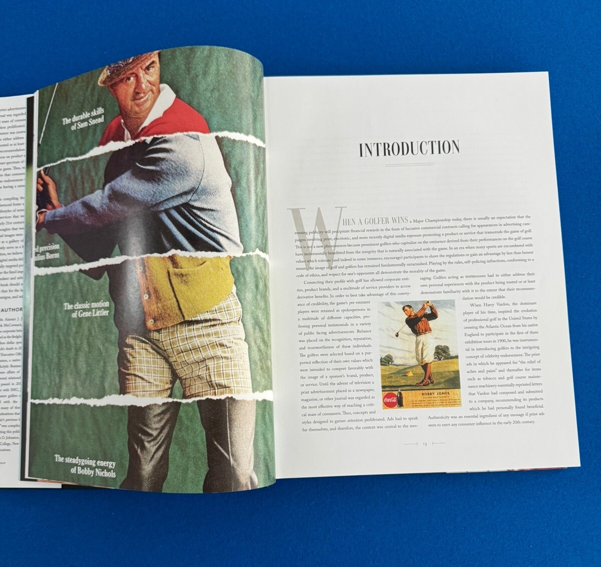 ARNOLD PALMER, LOOK THIS WAY PLEASE! 120 YEARS OF GOLFERS ADVERTISING – 14”x11”