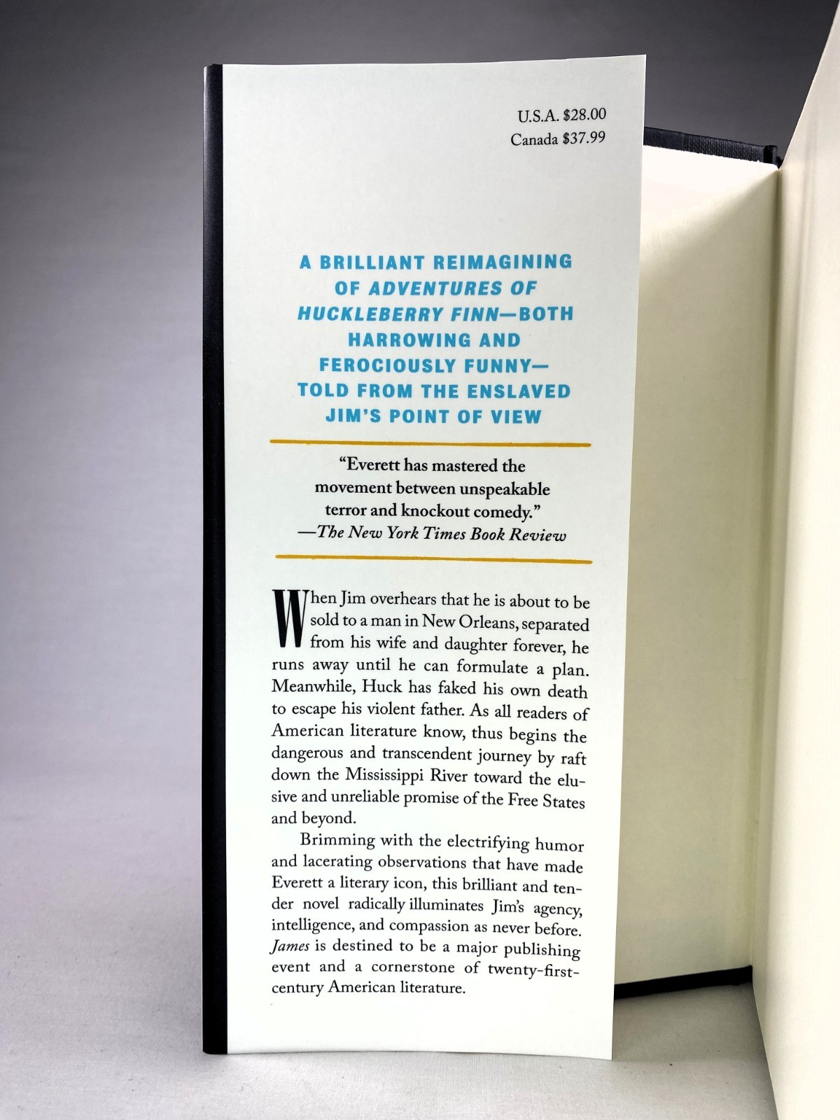 SIGNED – JAMES Percival Everett 1ST EDITION LATER PRINTING hc dj NEW PULITZER