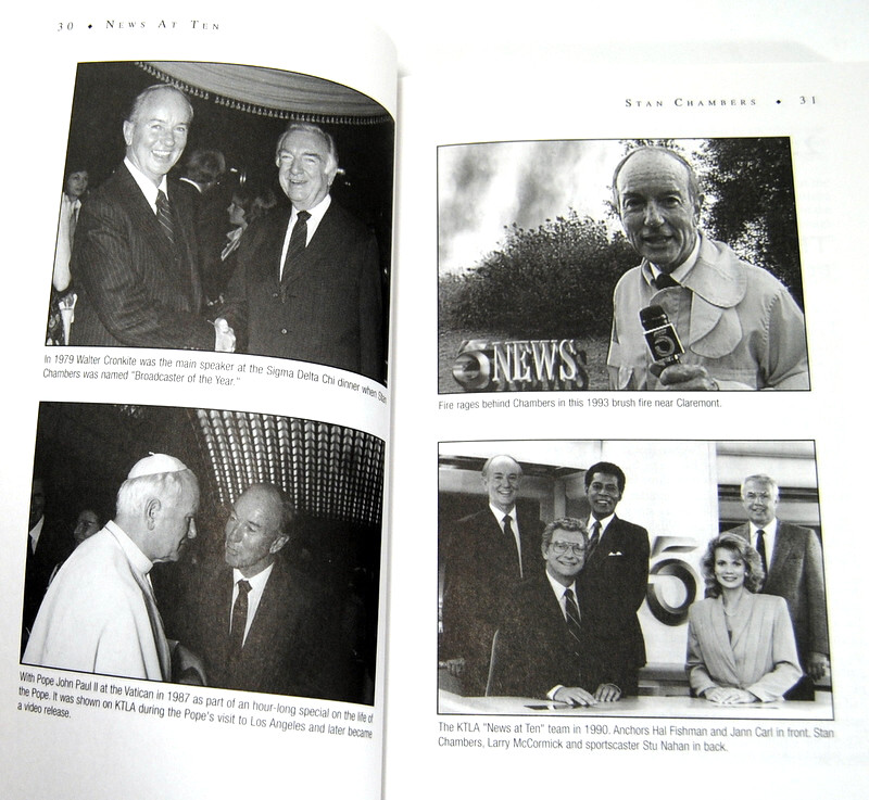 News At Ten : Fifty Years with Stan Chambers 1994 Capra Press Signed 272 Pages