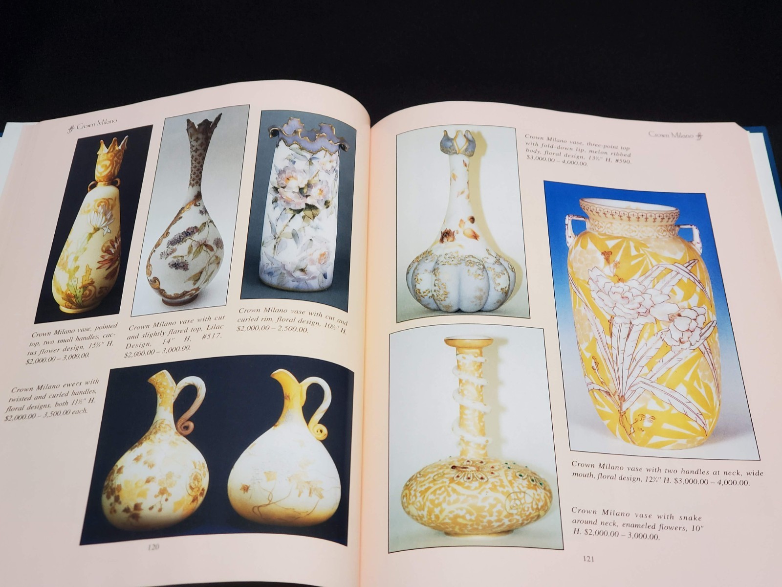 Mt. Washington Art Glass, Webb Burmese ID Value Guide Book HB 2003 Betty Sisk