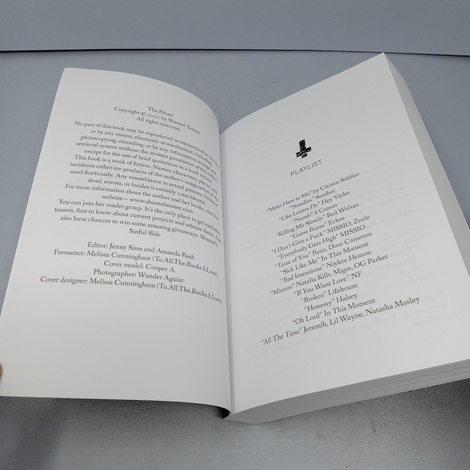 The Ritual: Paperback by Shantel Tessier