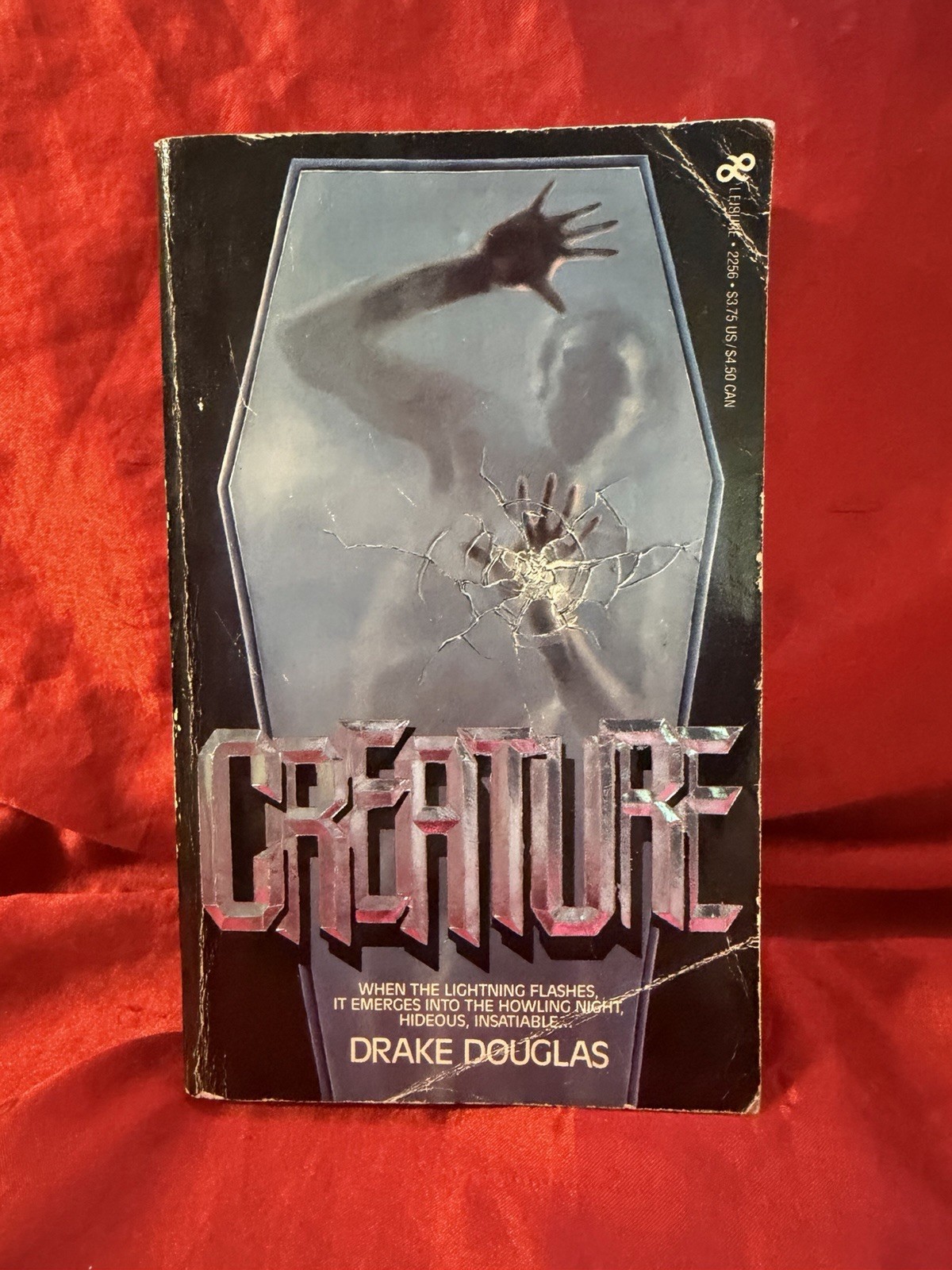LOT of 2 VINTAGE “LEISURE HORROR” PAPERBACKS FROM HELL! ‘Creature’ & ‘Strands’