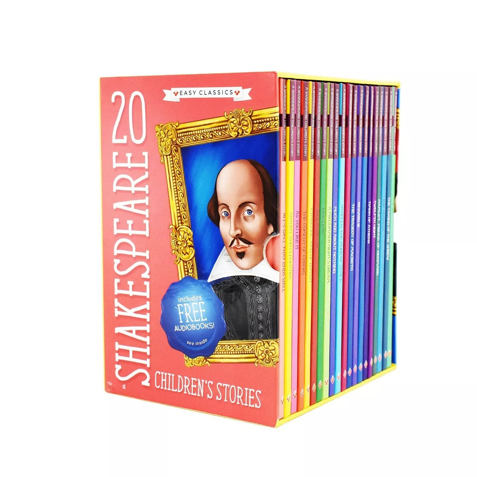 Shakespeare Children Collection 20 Books Pack Hardback Box Set By Macaw Book