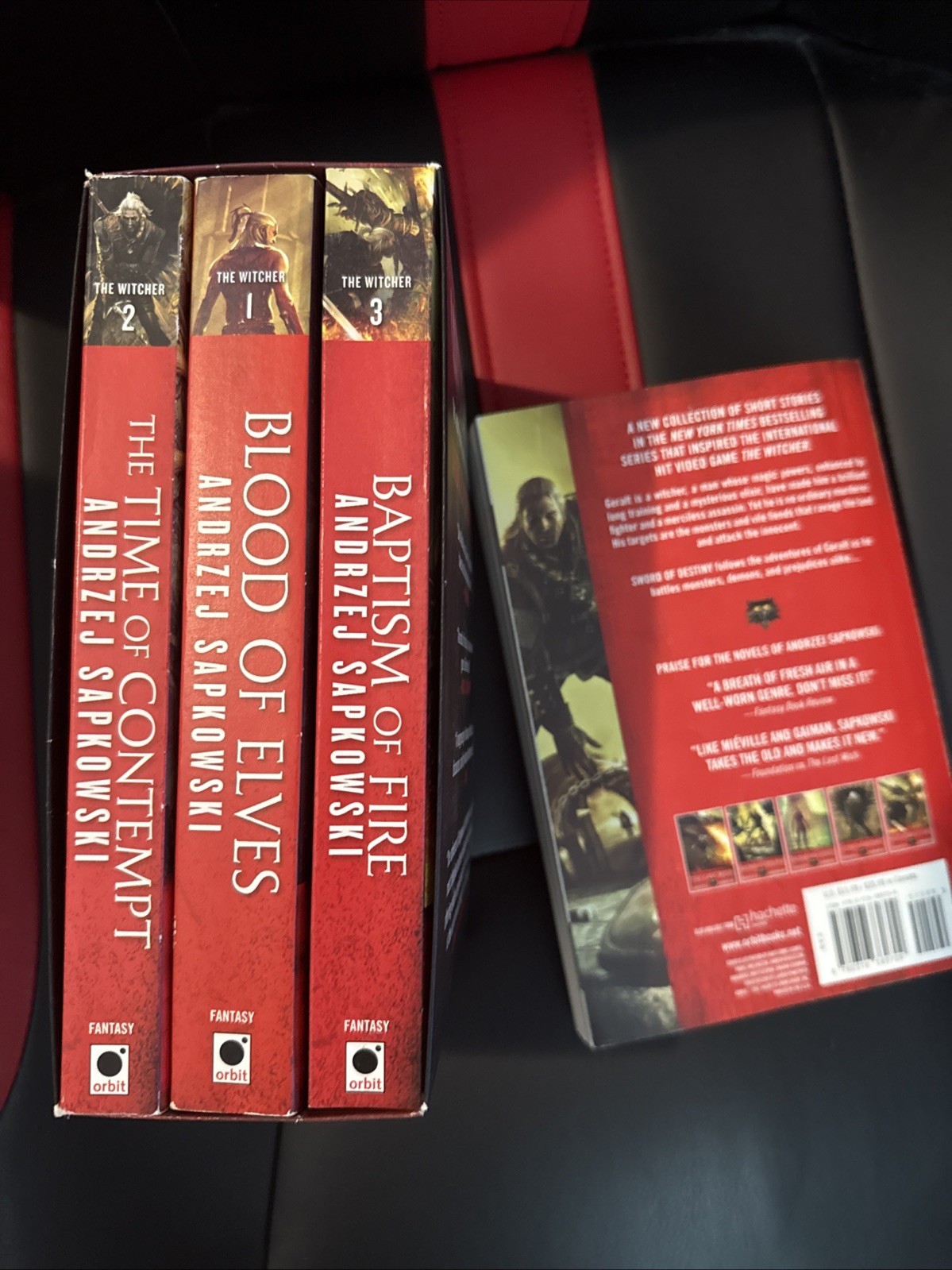 Andrzej Sapkowski the Witcher Sword Of Destiny And Books 1-3