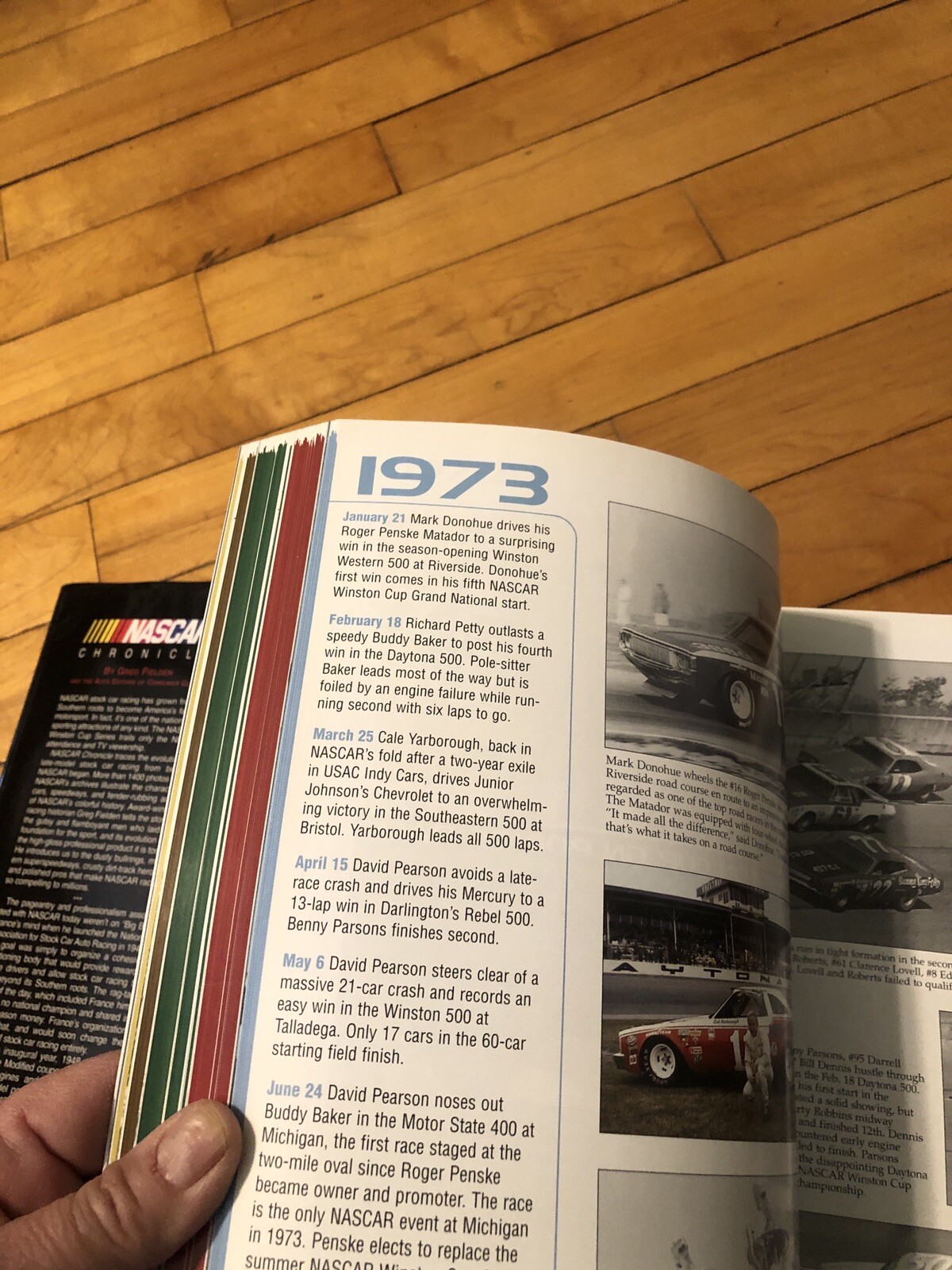 Nascar Chronicle Hardcover By Greg Fielden Racing Book 496 Pages