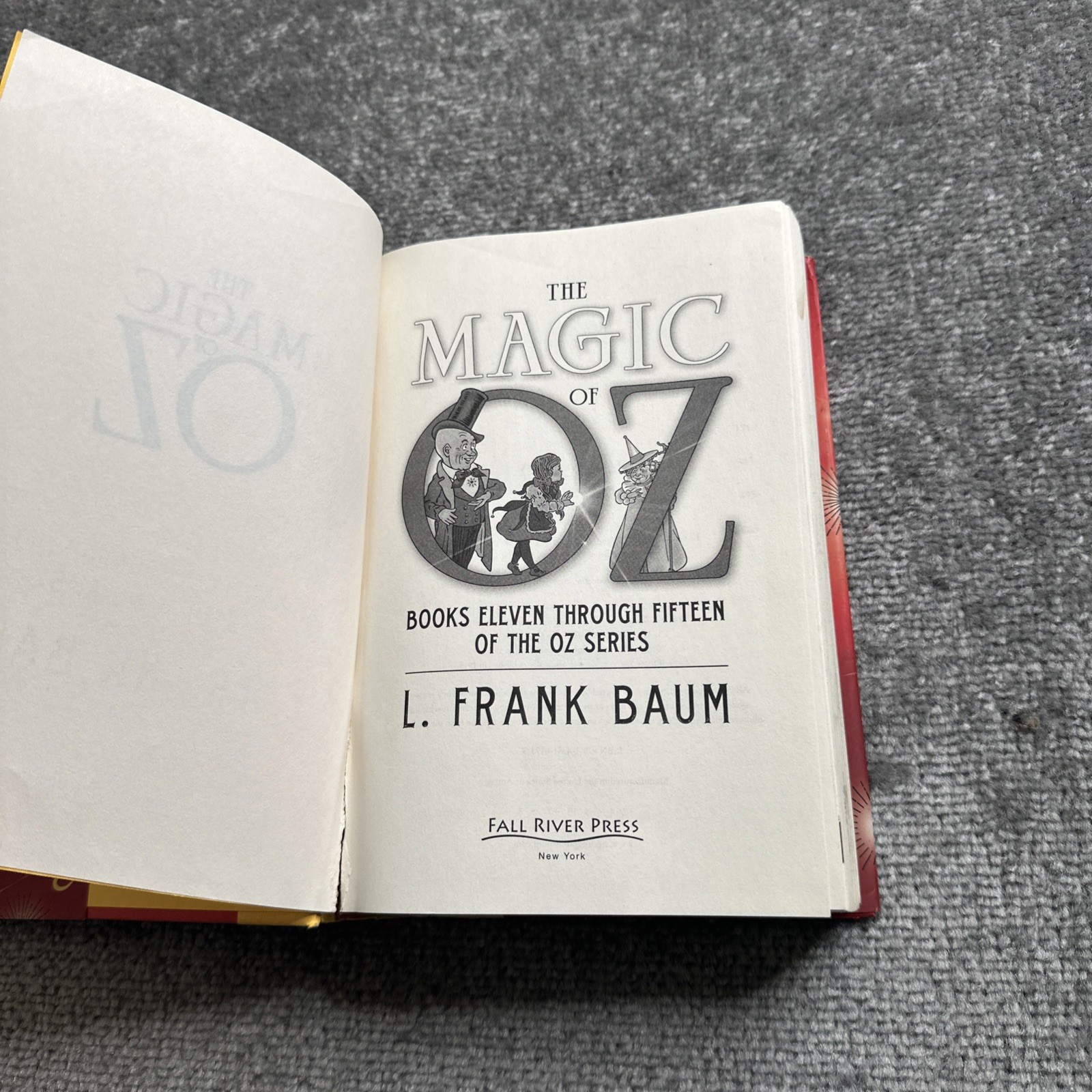 Lot Of 3 Novels 1 Through 15 of the Oz Series Hard Cover L. Frank Baum