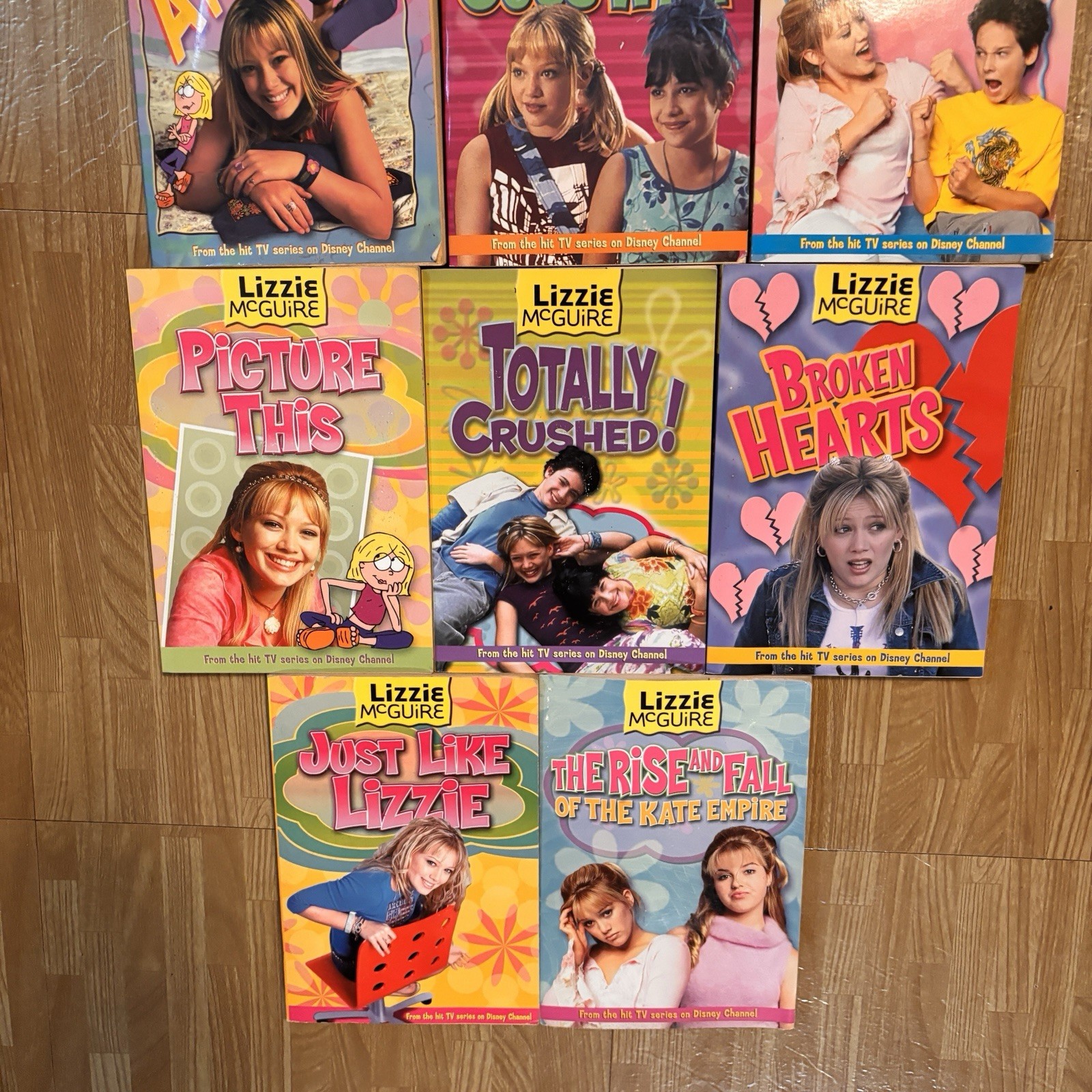 Lizzie Mcguire 2000’s Bundle Lot of 8 Paperback Mysteries TV Disney