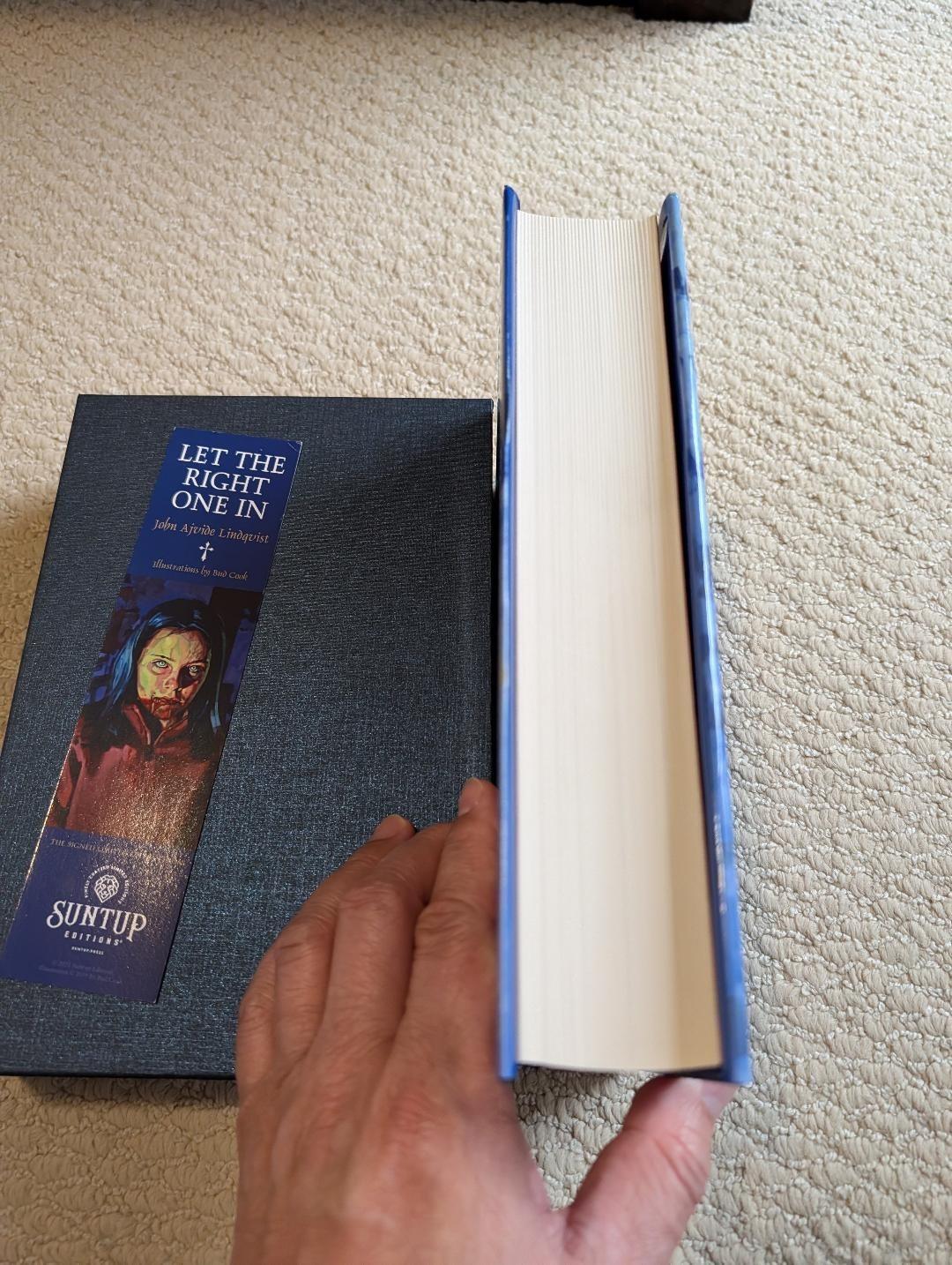 Suntup Let the Right One In by John Ajvide Lindqvist Signed Like-new Unread OOP