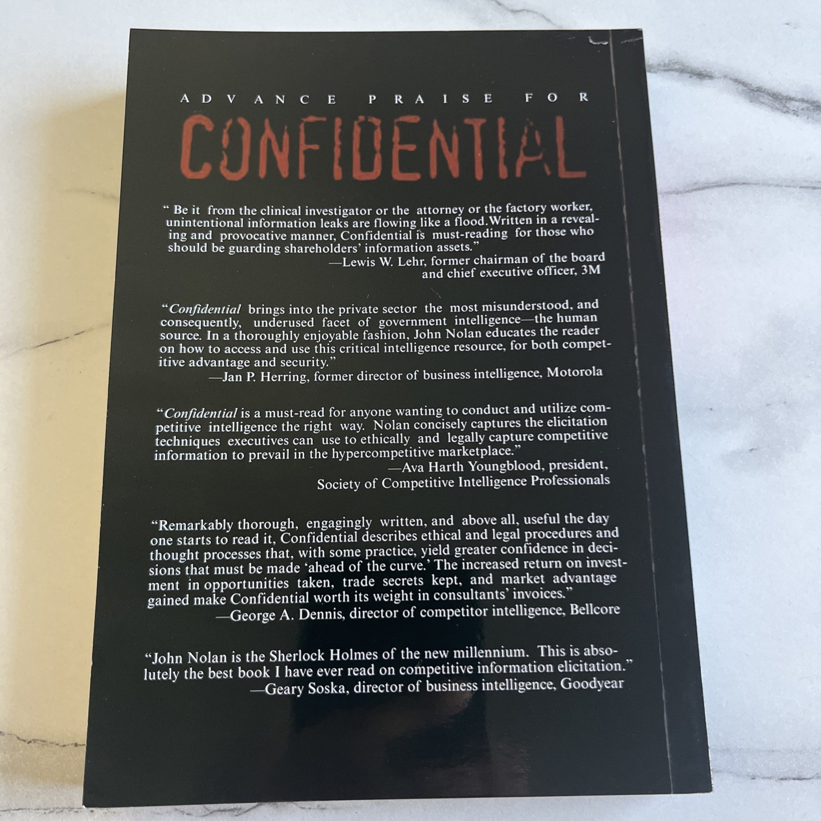 confidential john nolan: Uncover your Competitors top business secrets legally