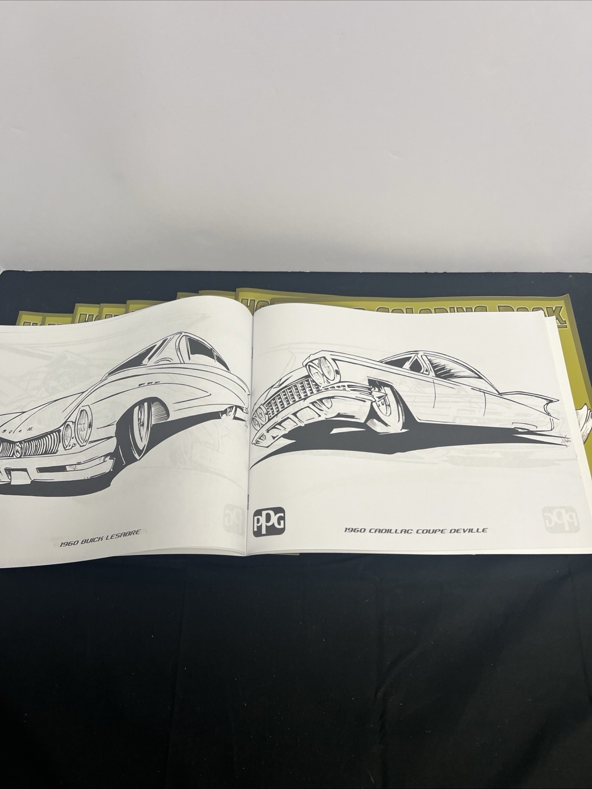 2016 PPG Industries-Hot Rod Coloring Book By SQUINDO- 30 Pages