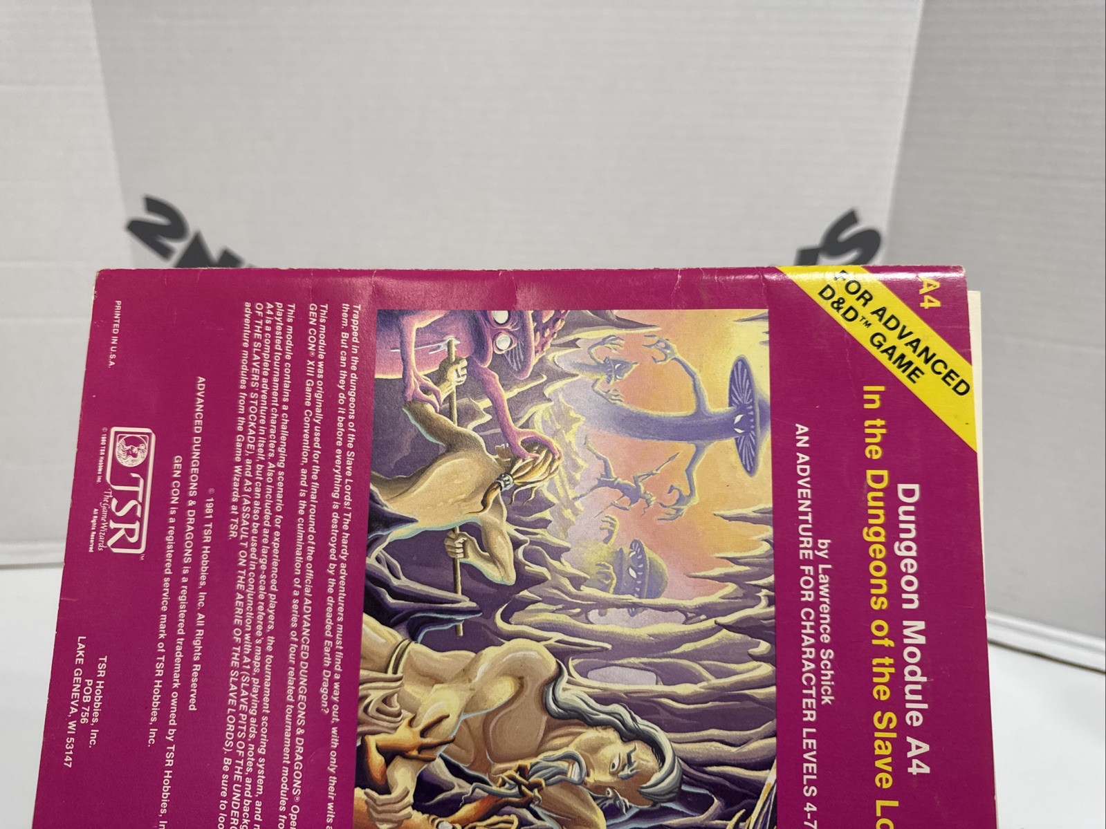 TSR D&D DUNGEON MODULE A4 IN THE DUNGEONS OF THE SLAVE LORDS 9042