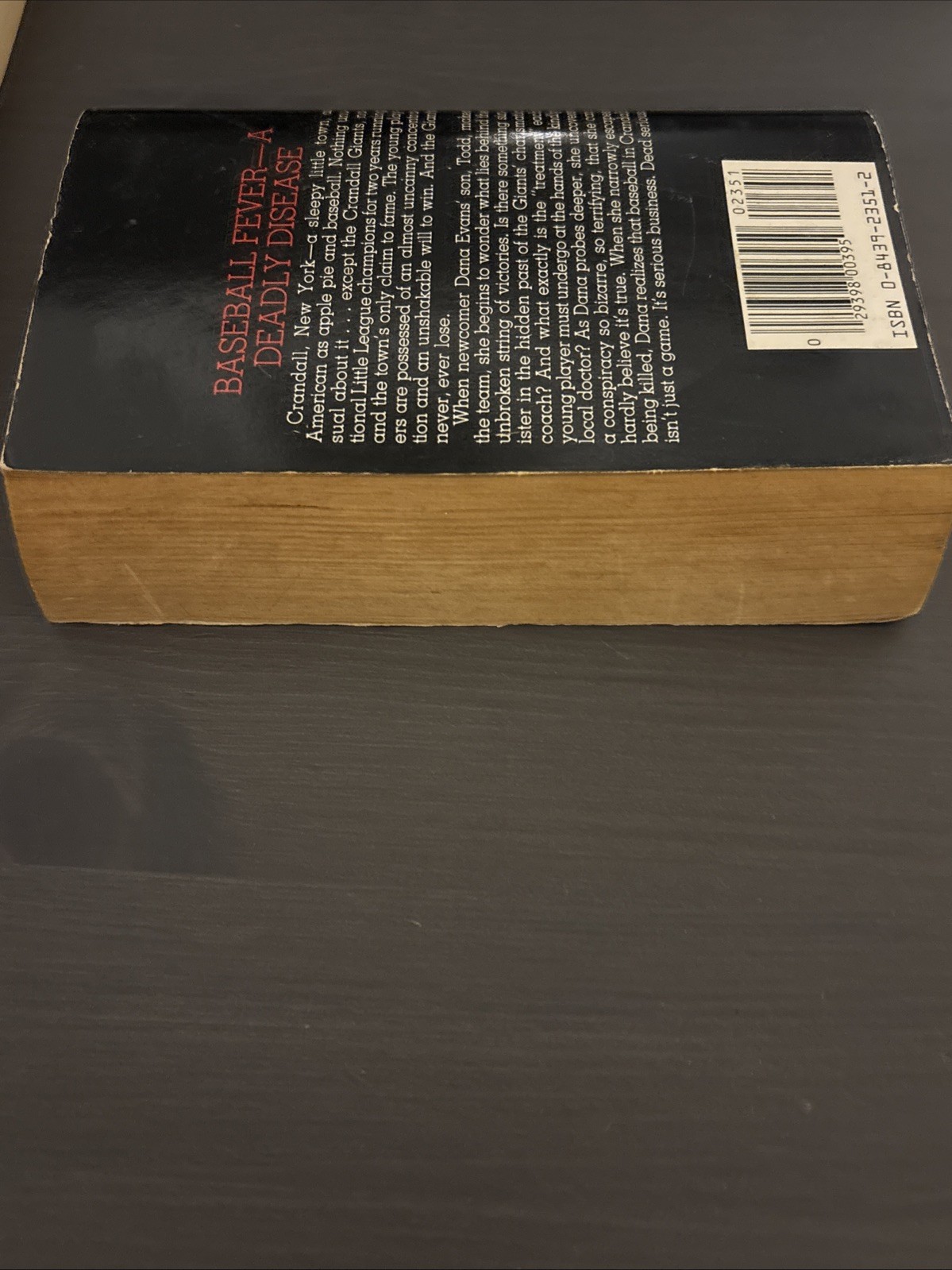 Child’s Play Sal Conte, vintage paperback 1986 ed. 1980s horror book