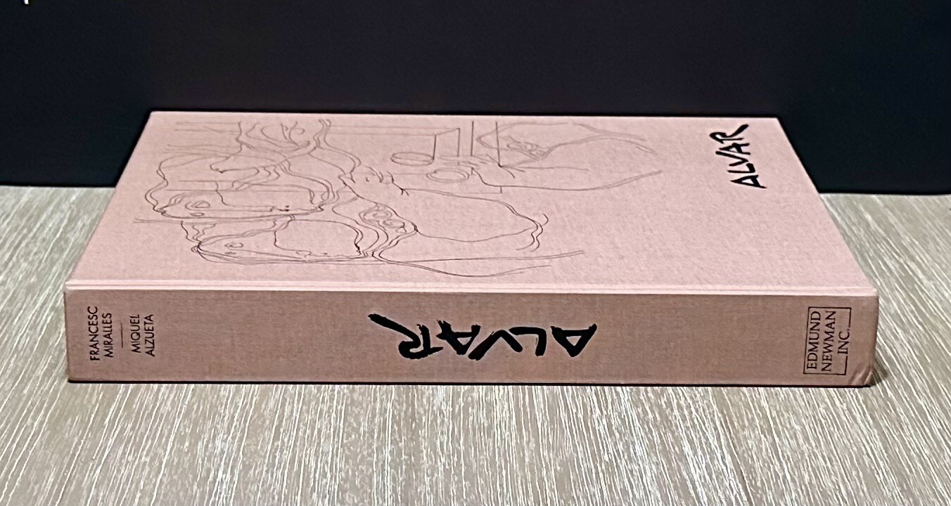 Alvar *SIGNED* Monograph with Signed Litho DJ (1993) Miralles & Alzueta HC/DJ