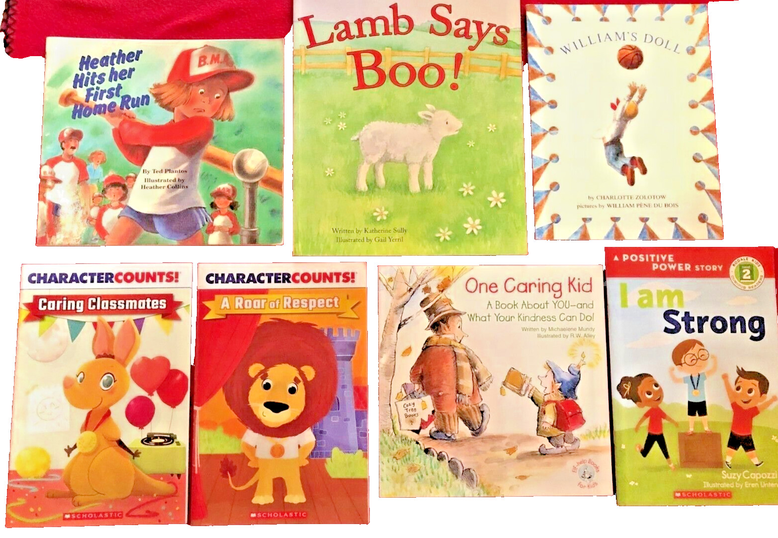 Kids Lot 8 Picture Books PreK-3rd Social Situations Character Counts Daycare