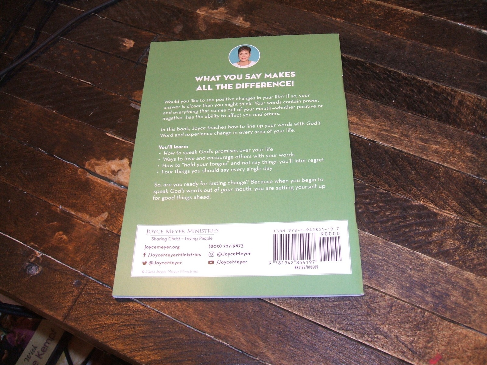 JOYCE MEYER POWER OF WORDS PB 44 PAGES NEW