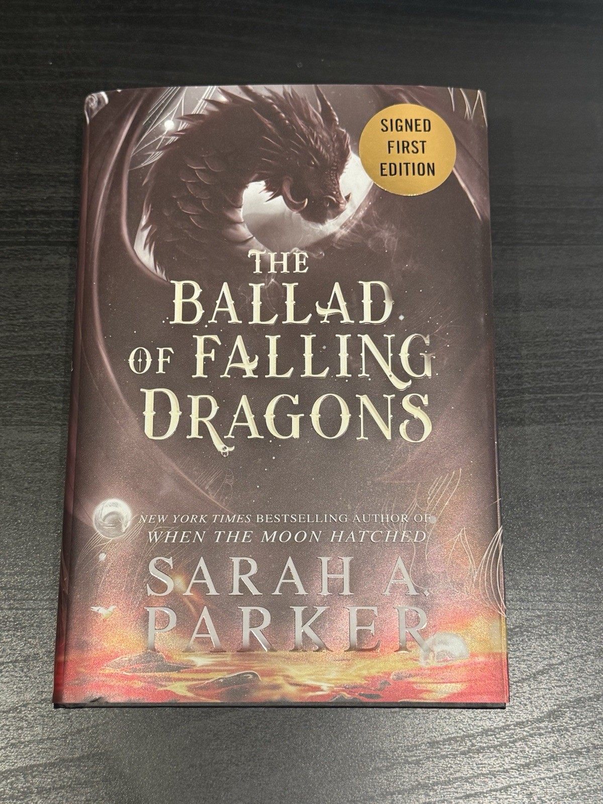 THE BALLAD OF FALLING DRAGONS SIGNED DELUXE EDITION BY SARAH A PARKER w/EXTRAS!