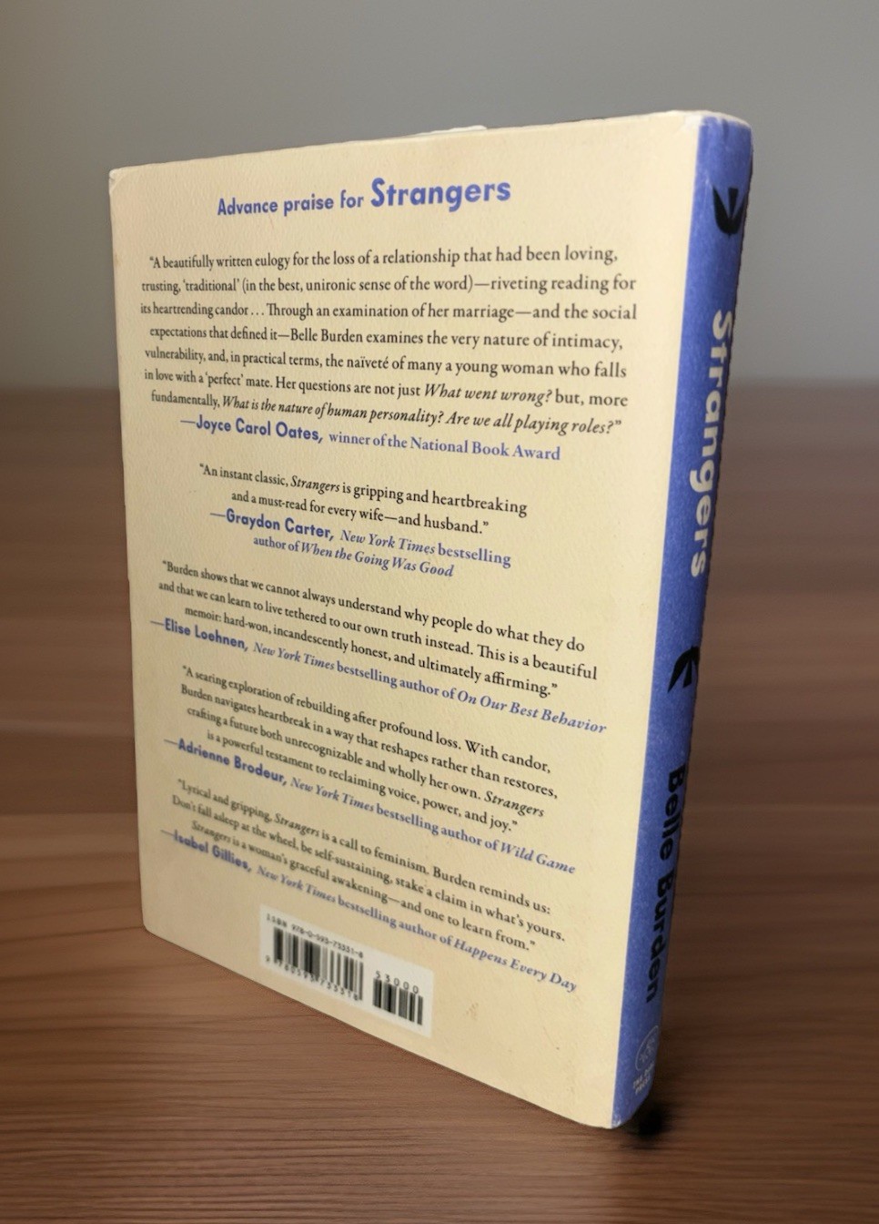 Strangers : A Memoir of Marriage by Belle Burden (2026, Hardcover)