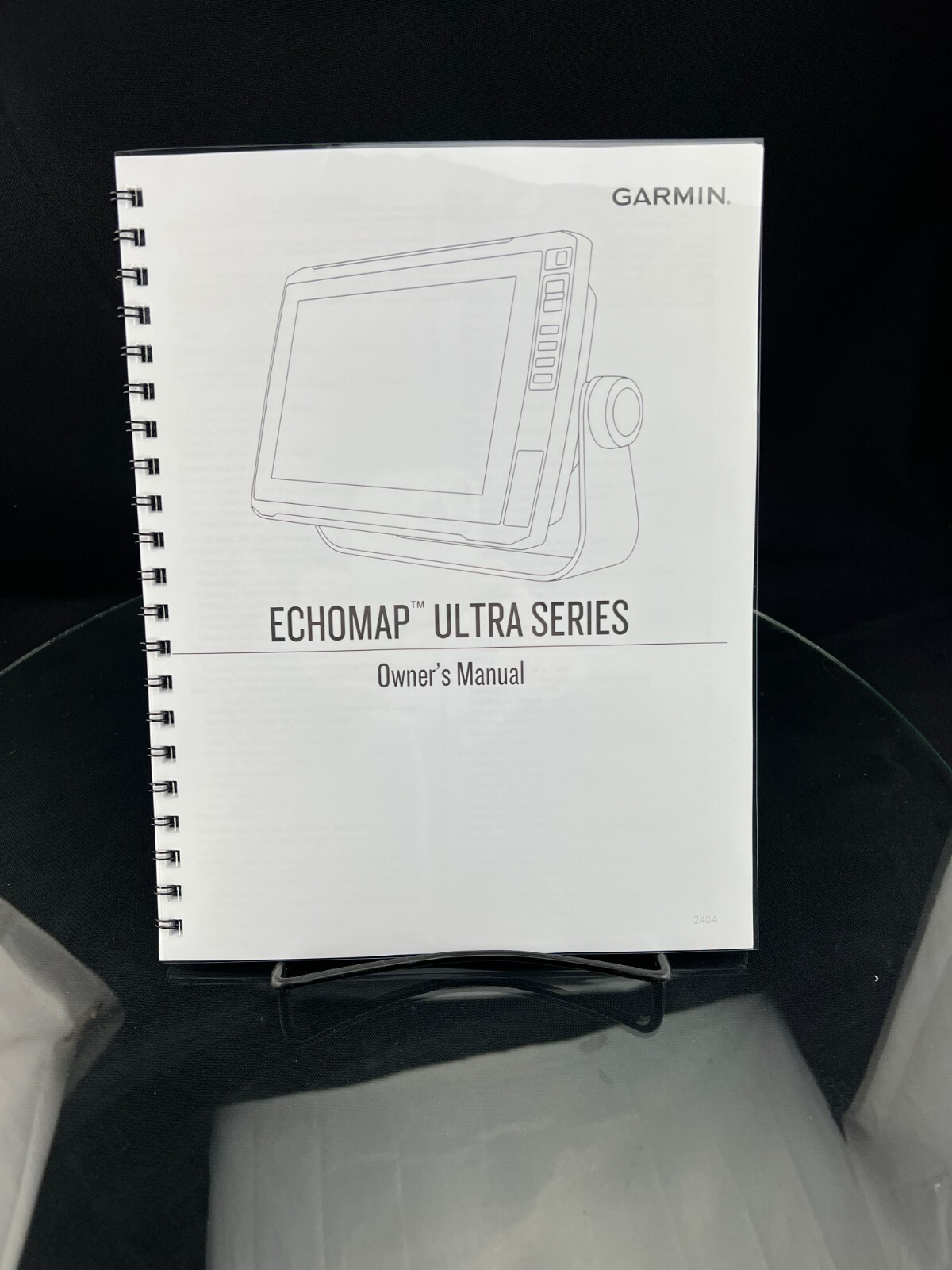 Garmin ECHOMAP Ultra Series 126sv Manual Instructions Coil Bound -54 Pages