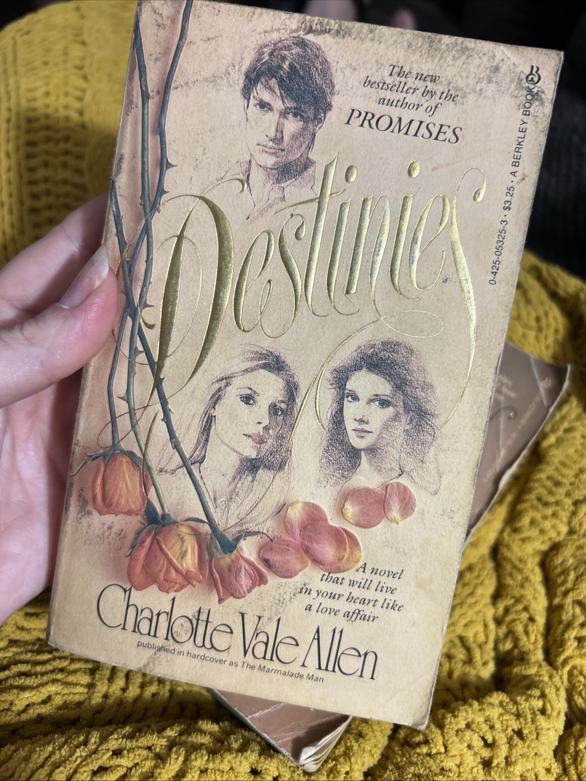 VTG Lot Books Charlotte Vale Allen Destinies Promises Paperback Bundle Set