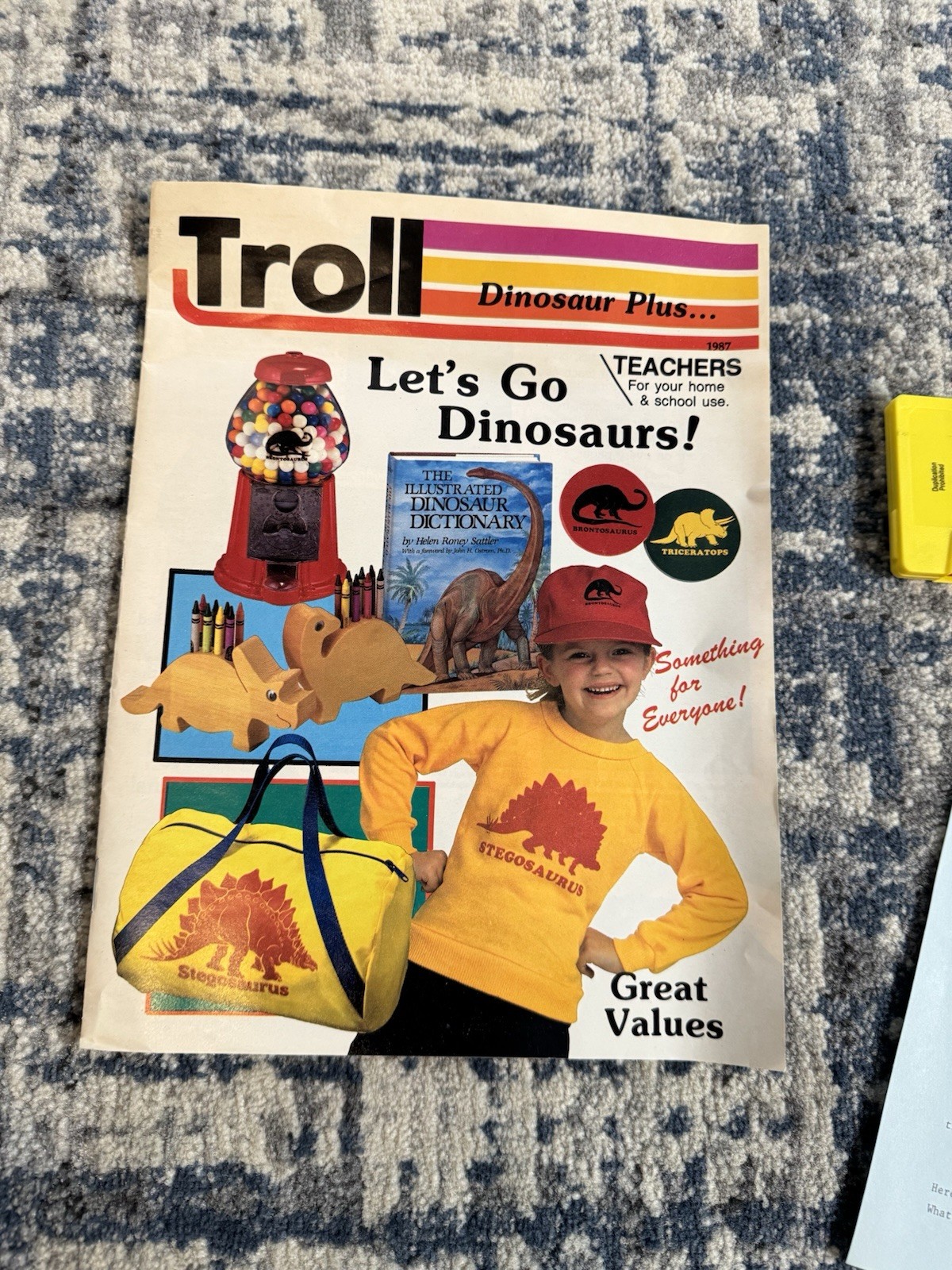 Vintage Scholastic 1980’s TROLL BOOK CLUB Teacher FLYER BOOKLET BAG SET w/ Tape