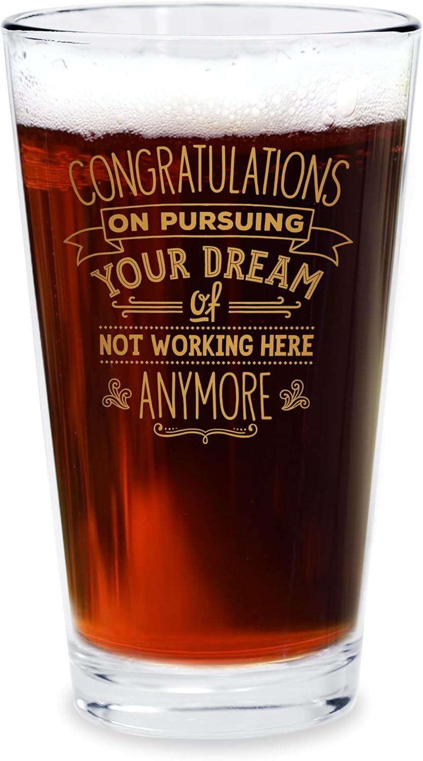 Farewell Gifts for Coworkers – Congratulations on Pursuing Your Dream – 16 Oz Be