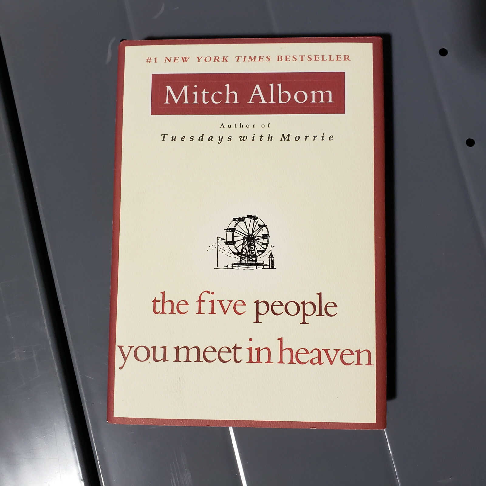 The 5 Five People You Meet in Heaven by Mitch Albom Hardcover book FREE SHIPPING