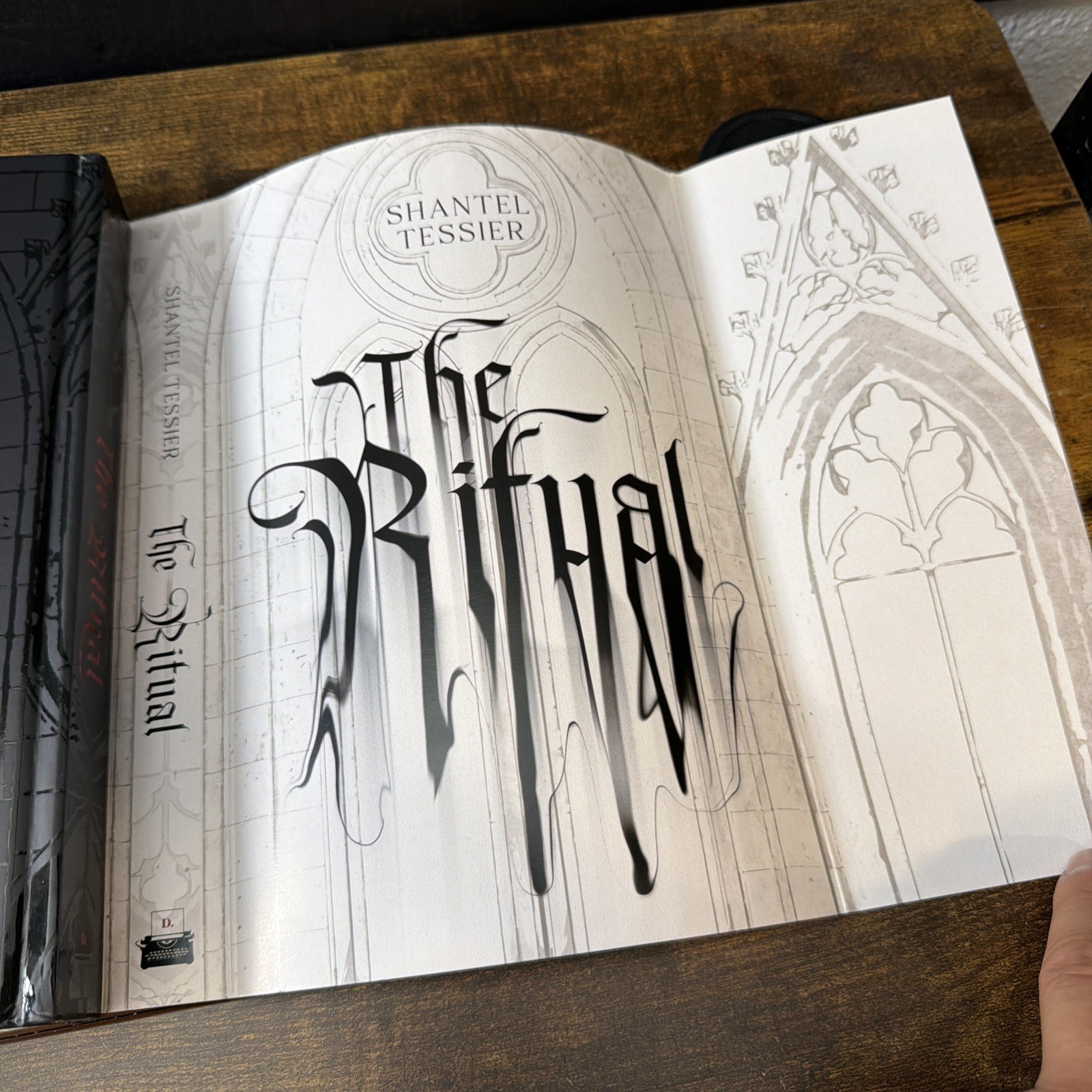 The Bookish Box THE RITUAL Shantel Tessier Sprayed Edges Special Edition