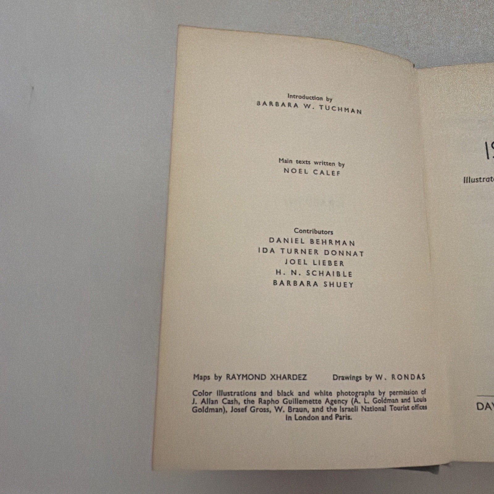 fodor’s Israel 1971