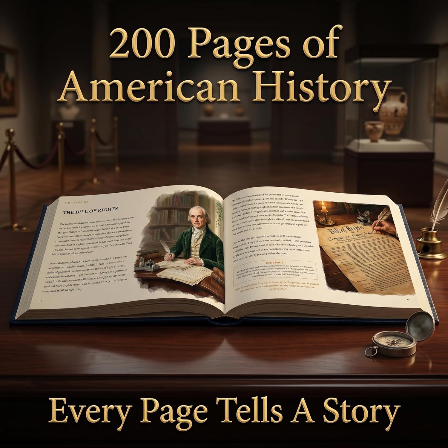 250 Years of American History: America’s 250th Anniversary Coffee Table Book