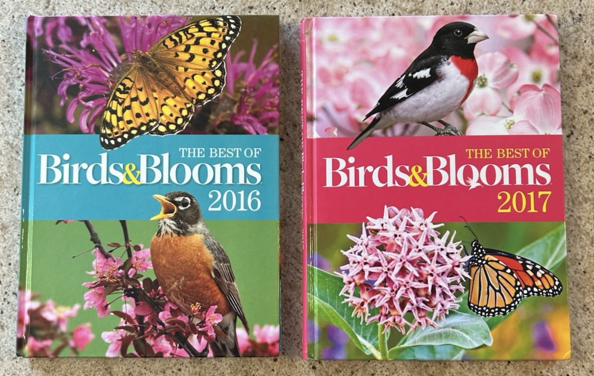 Birds & Blooms Hardcover Books (14 In All) The Best Of Annual Books