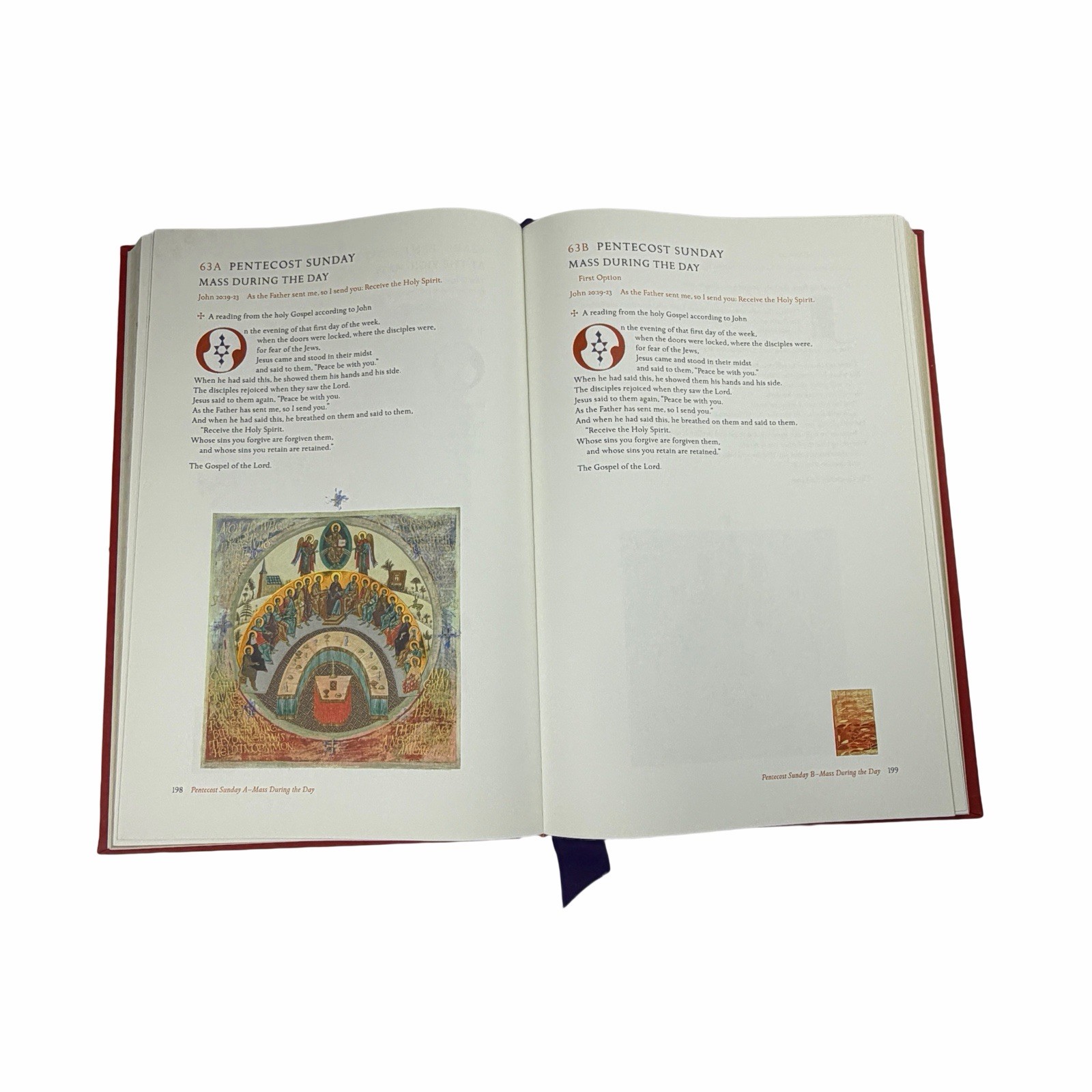 Book of the Gospels Saint Johns Bible Edition Genuine Leather Liturgical Press