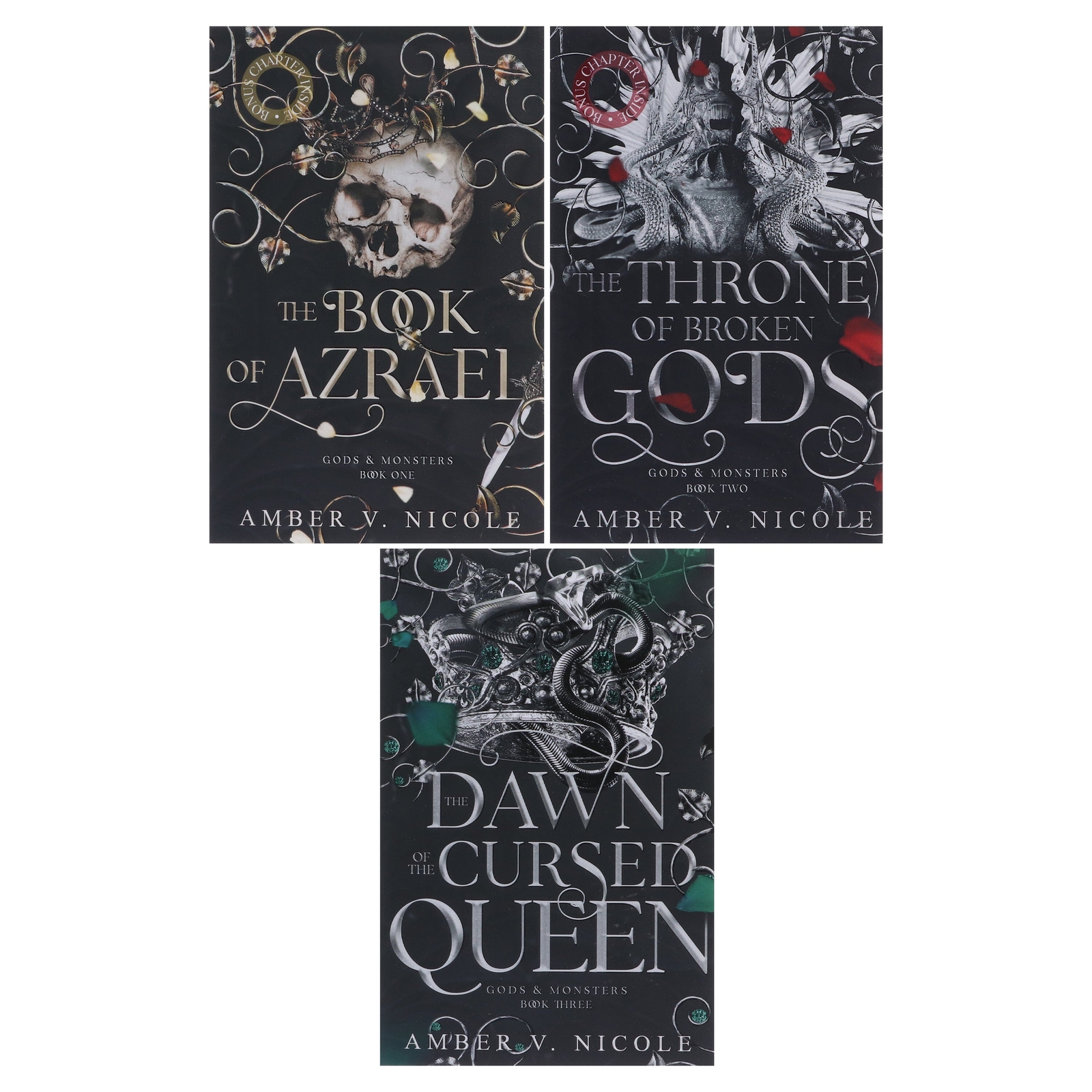 Gods & Monsters Series By Amber V. Nicole 3 Books Collection Set – Fiction – PB
