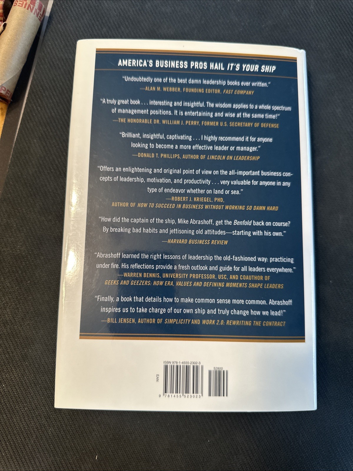 It’s Your Ship Captain D. Michael Abrashoff HC Motivational Leadership Like New