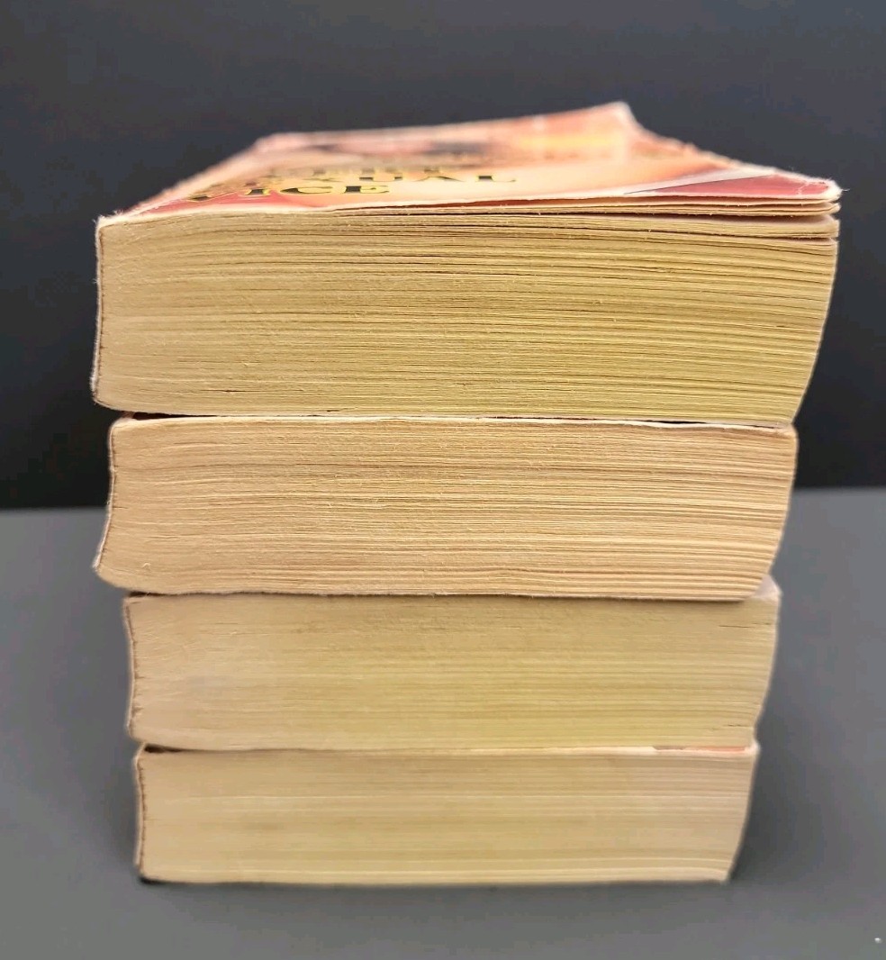 Lot of 4 1980’s Vtg Paperback Beeline Double Novels SC