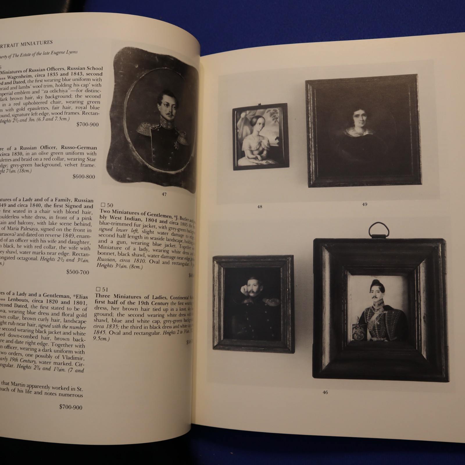 RUSSIAN ROYALTY AUCTION CATALOG 1985 SOTHEBY’S , 150 PAGES IN ENGLISH EX+