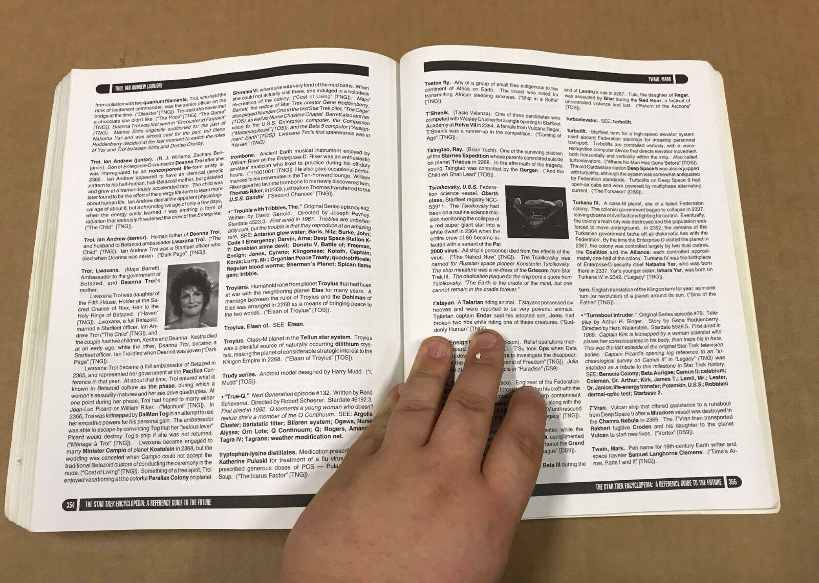 The Star Trek Encyclopedia by Michael Okuda,Denise Okuda,Debbie Mirek- 396 Pages