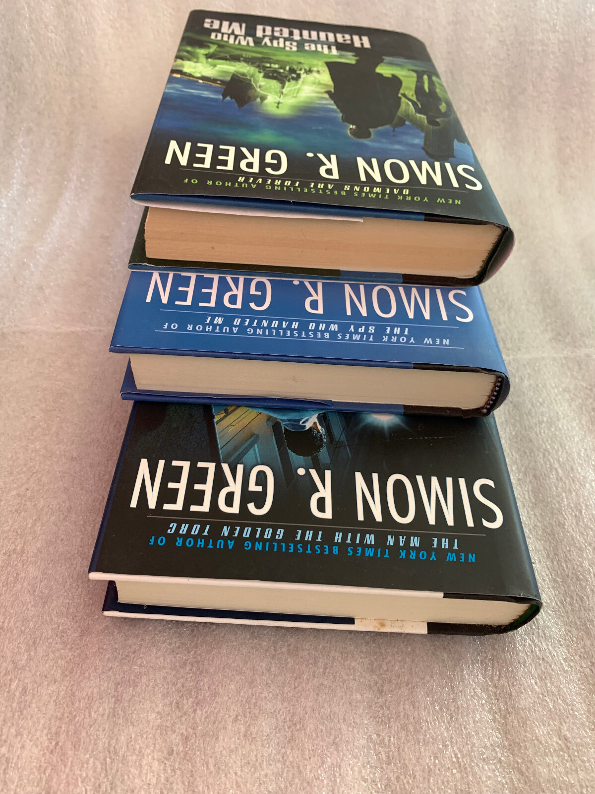 5lbs of 3 SIMON R. GREEN HARDCOVER BOOKS LOT THE SPY WHO HAUNTED ME DAEMONS