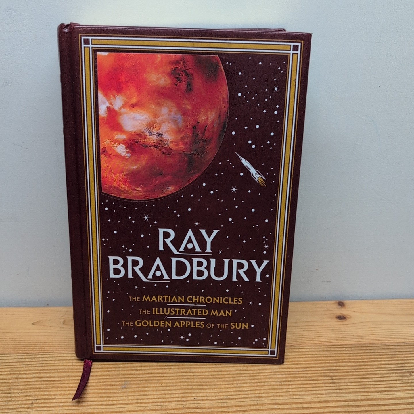 Ray Bradbury. 2010 HC-Leather. Martian Chronicles/Illustrated Man/Golden Apples