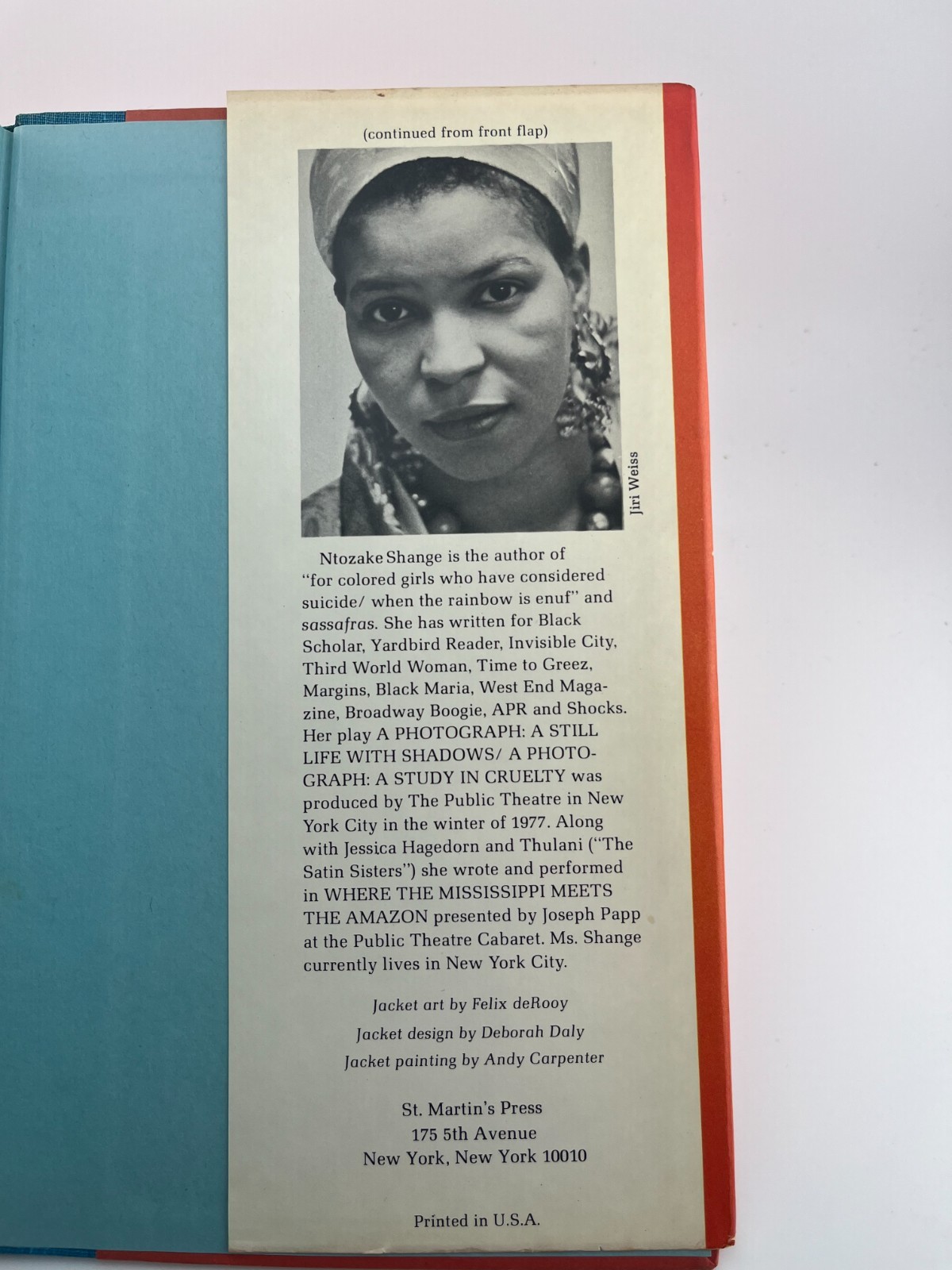 Ntozake Shange / Nappy Edges ~ Signed ~ 1st Edition ~ Black feminist poetry
