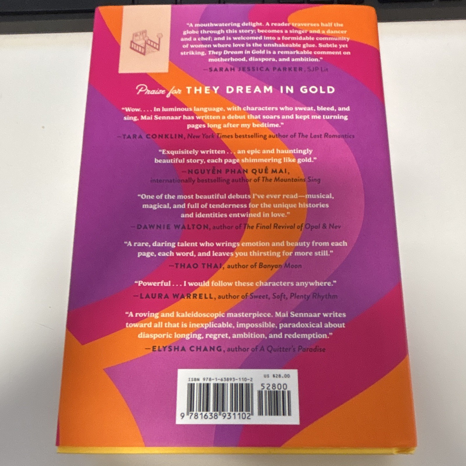 They Dream in Gold by Mai Sennaar, Hardcover 2024, Zando, Literary Fiction