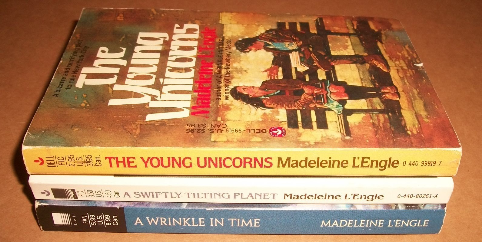 Madeleine L’Engle Trilogy 1&3 Murry Kairos Austin 3 Laurel-Leaf lot of 3 PBVG