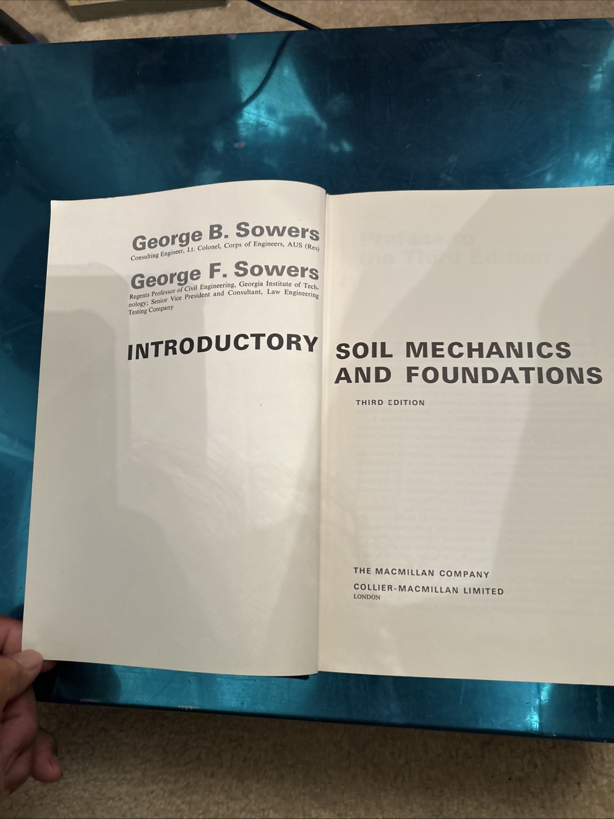 Intoductory Soil Mechanics and Foundations 3rd Ed.By G. B. Sowers & G. F. Sower