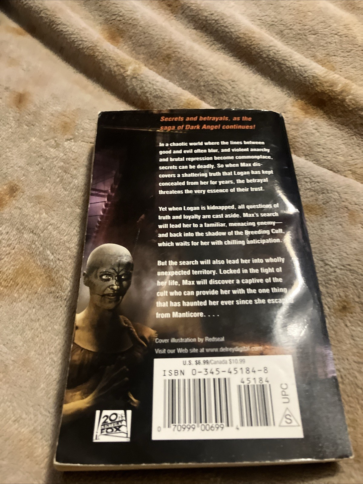 DARK ANGEL – TV Series Novel – After the Dark – 2003 Paperback Book RARE