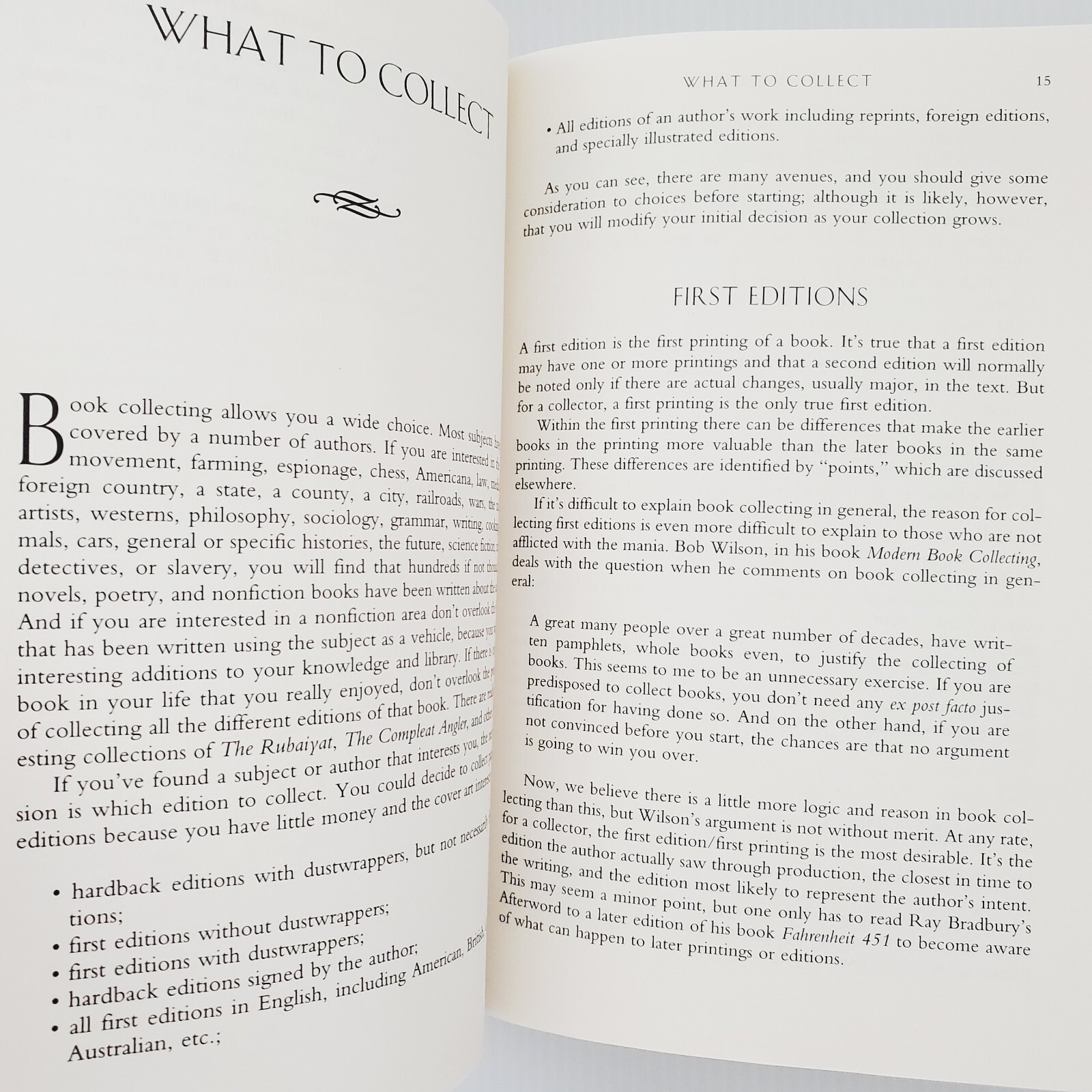 Book Collecting A Comprehensive Guide Hardcover Book By Allen & Patricia Ahearn