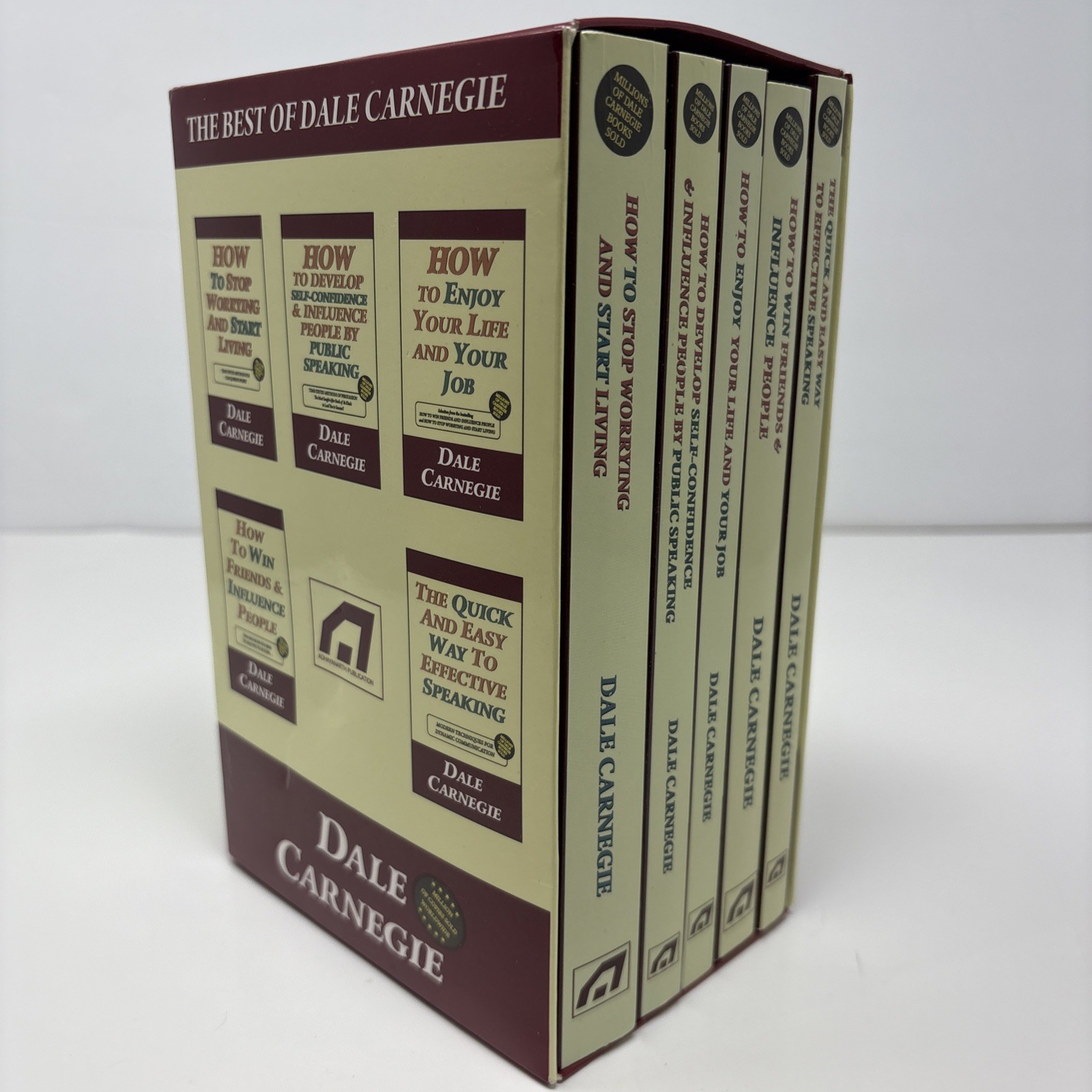 New: The Best of Dale Carnegie (Set of 5 Books) by Carnegie No Wrapping