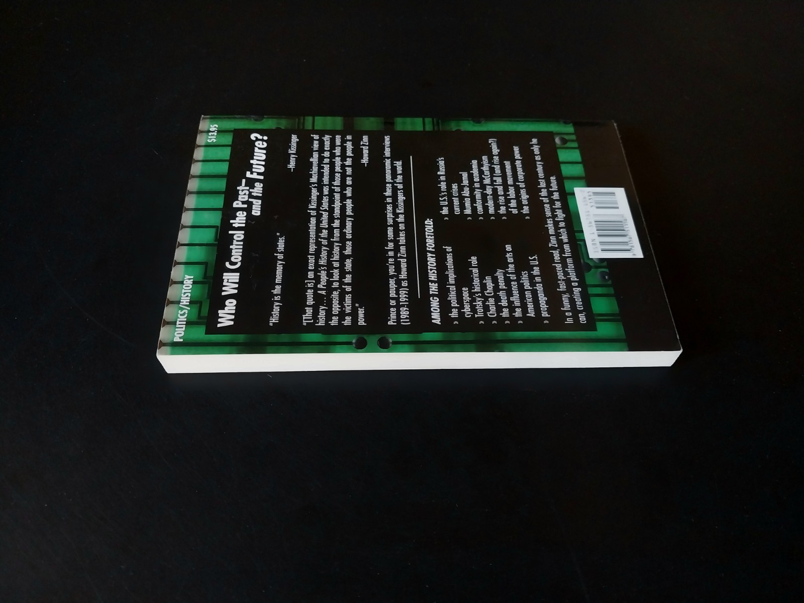 Howard Zinn – The Future of History – Common Courage Press First Printing 1999