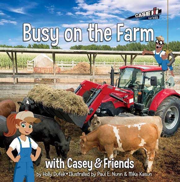 Case IH Busy on the Farm with Casey & Friends Book 9781937747794